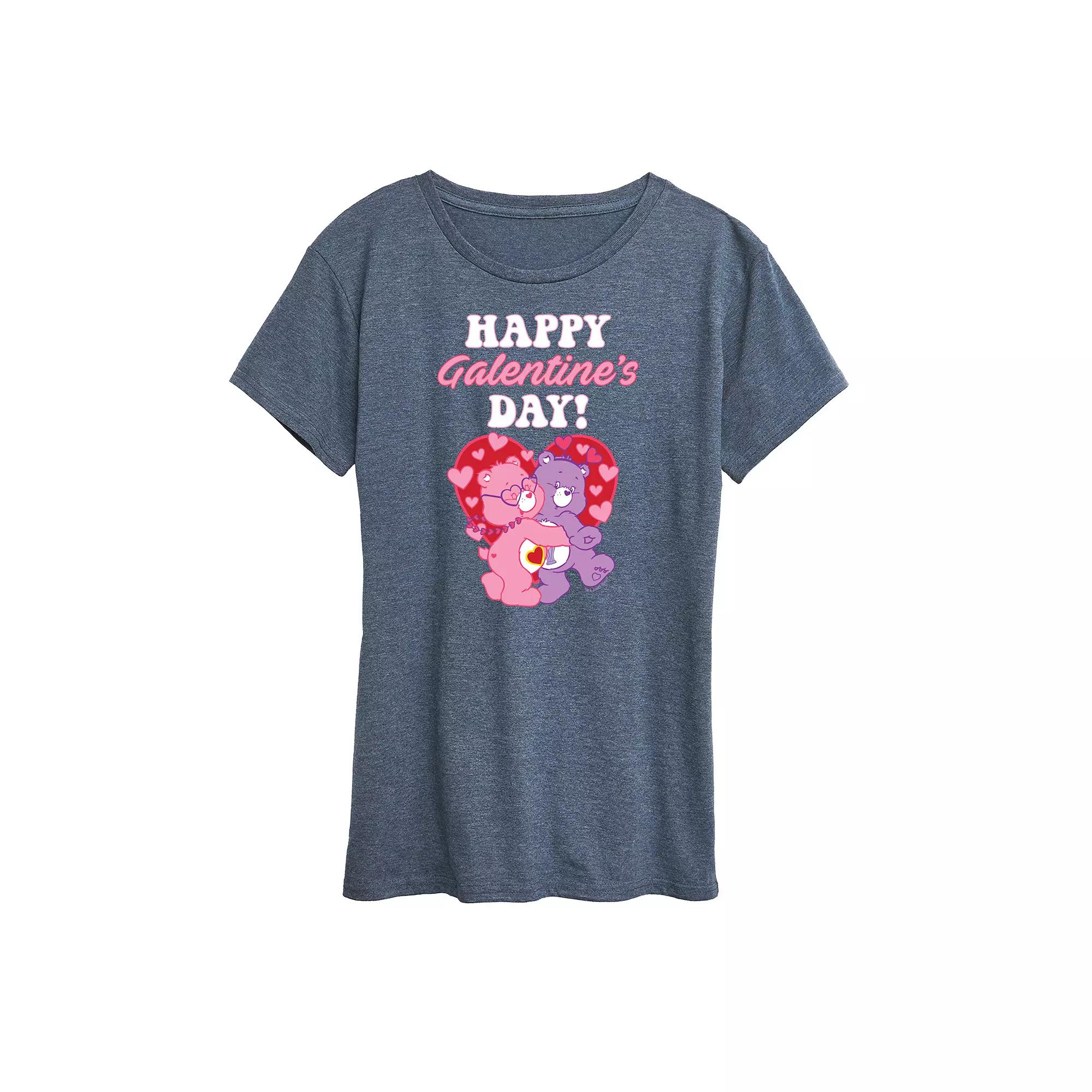 Women's Care Bears Happy Galentine's Day Graphic Tee,  Product Image