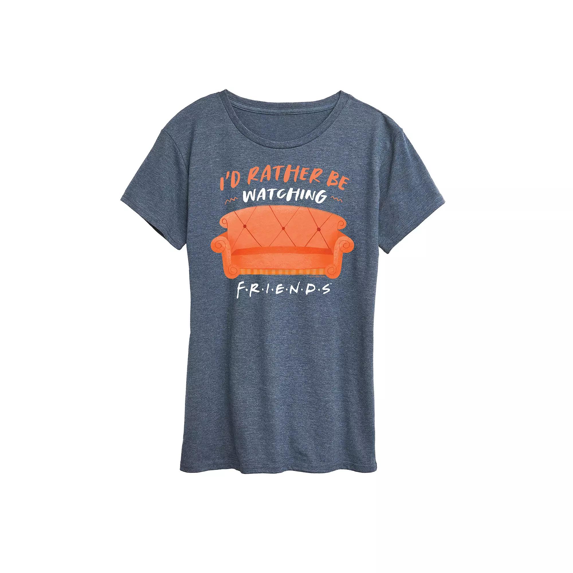 Women's Friends I'd Rather Be Watching Graphic Tee,  Product Image