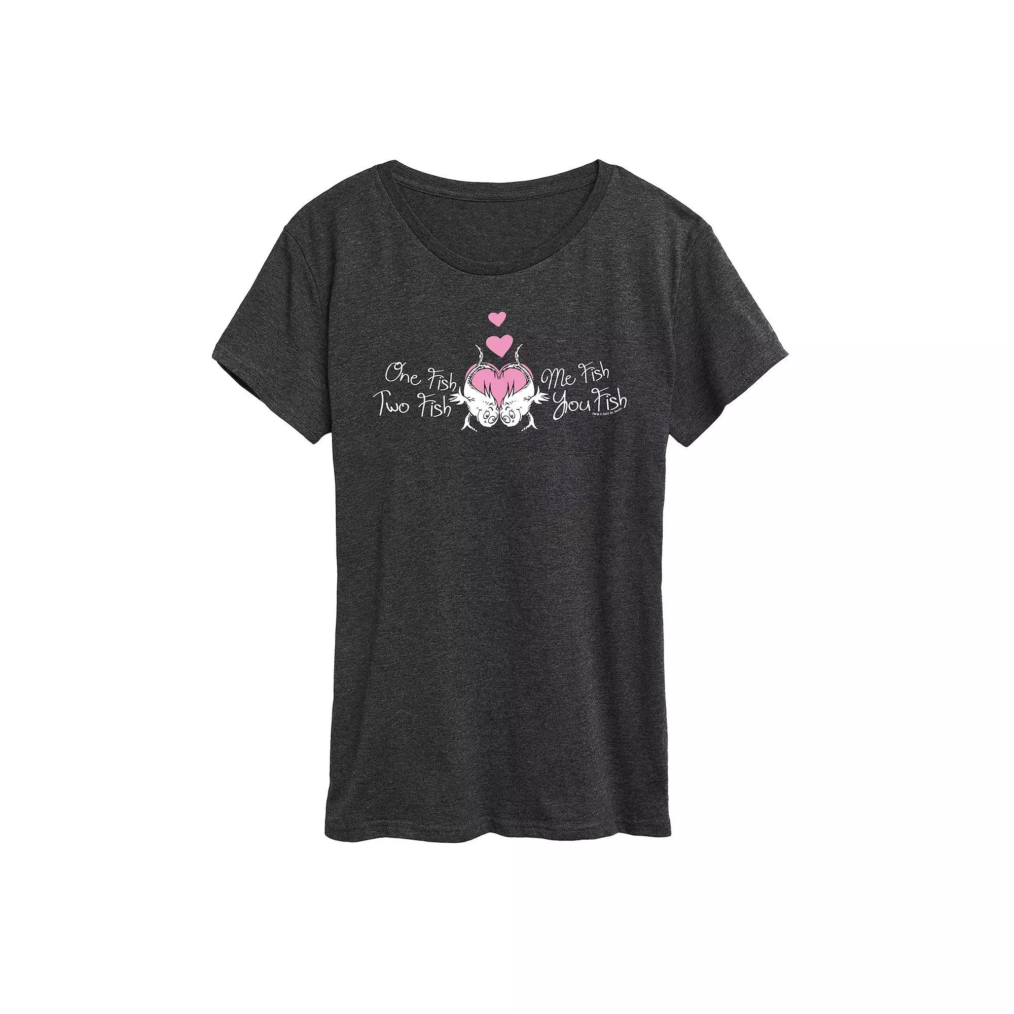 Women's Dr. Seuss One Fish Two Fish Graphic Tee,  Product Image