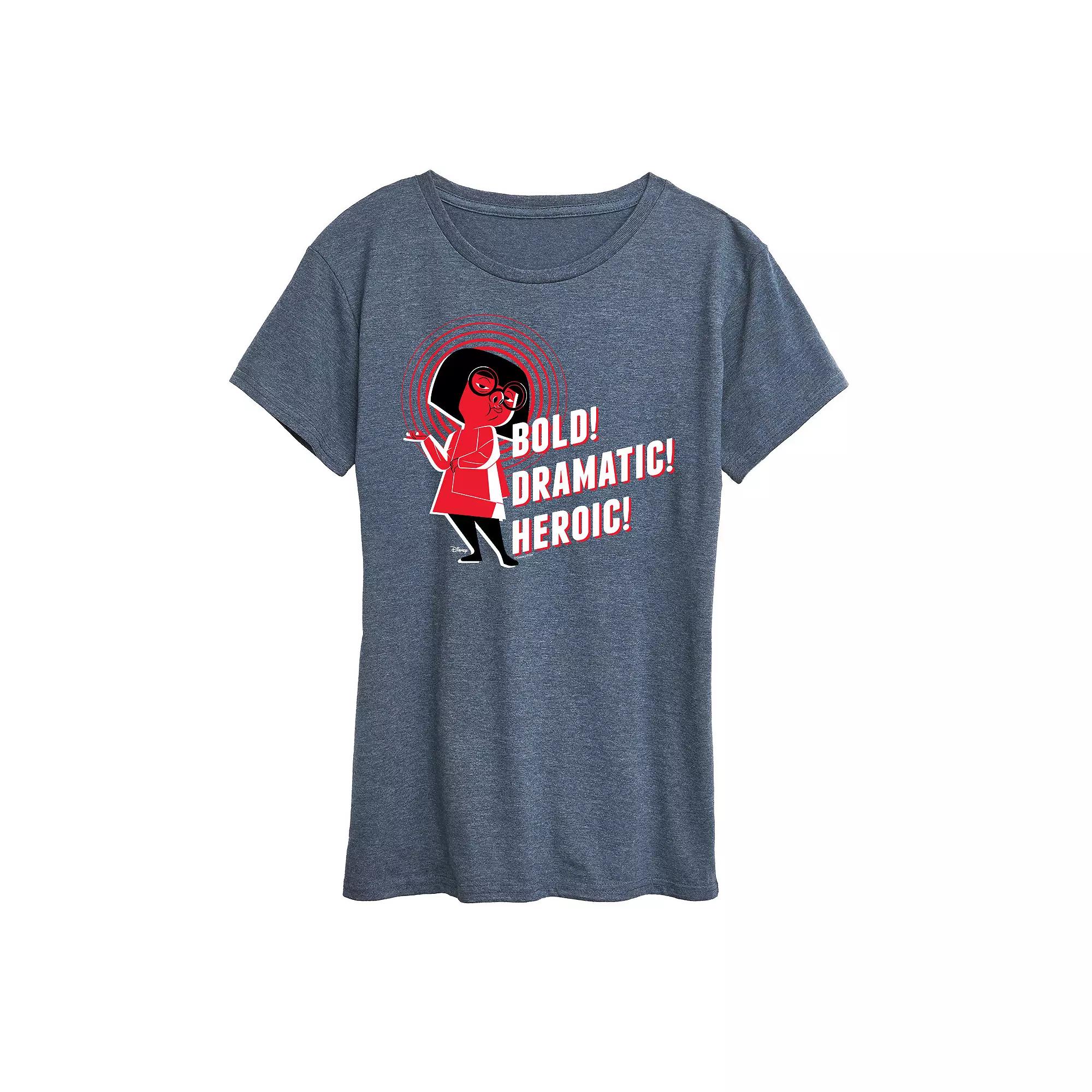 Disney / Pixar's The Incredibles Edna Women's Bold Dramatic Graphic Tee,  Product Image