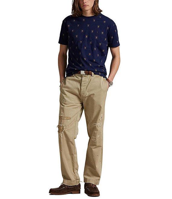 Polo Ralph Lauren Classic Fit Crest-Print Jersey Short Sleeve T-Shirt Product Image
