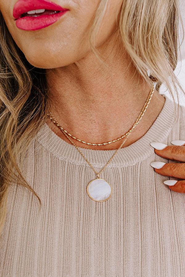 Catalina Coastline Layered Necklace in Ivory Product Image
