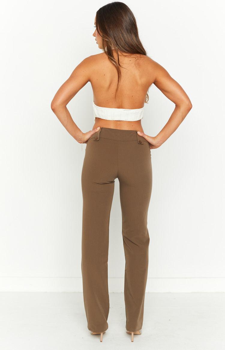 Vice Taupe Low Waist Pant Product Image