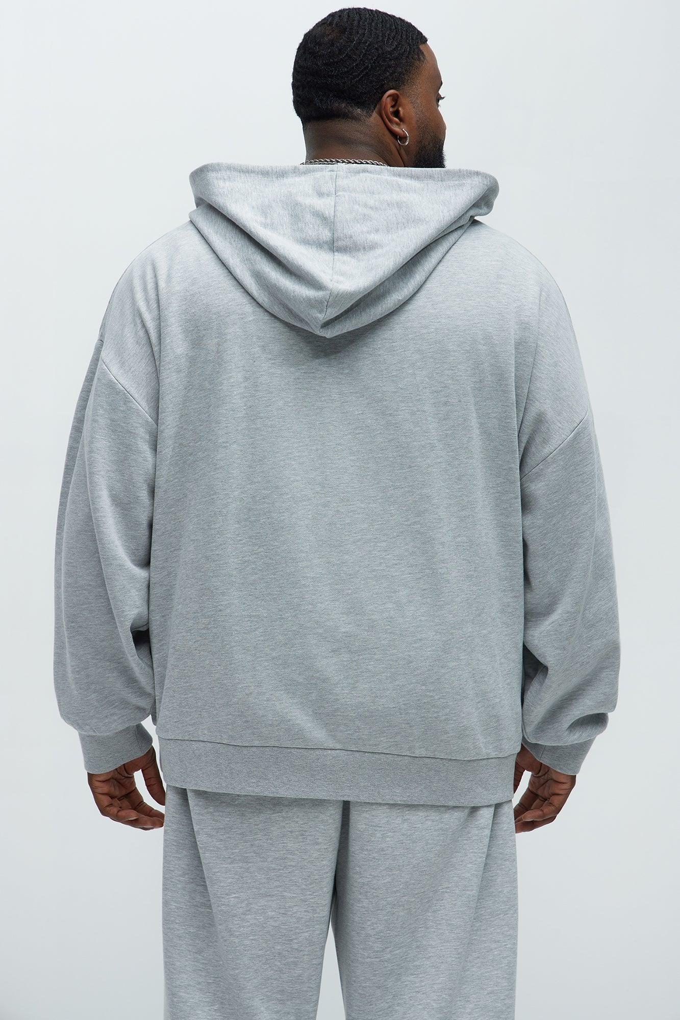 Tyson Saints And Sinners Oversized Hoodie - Heather Grey Product Image