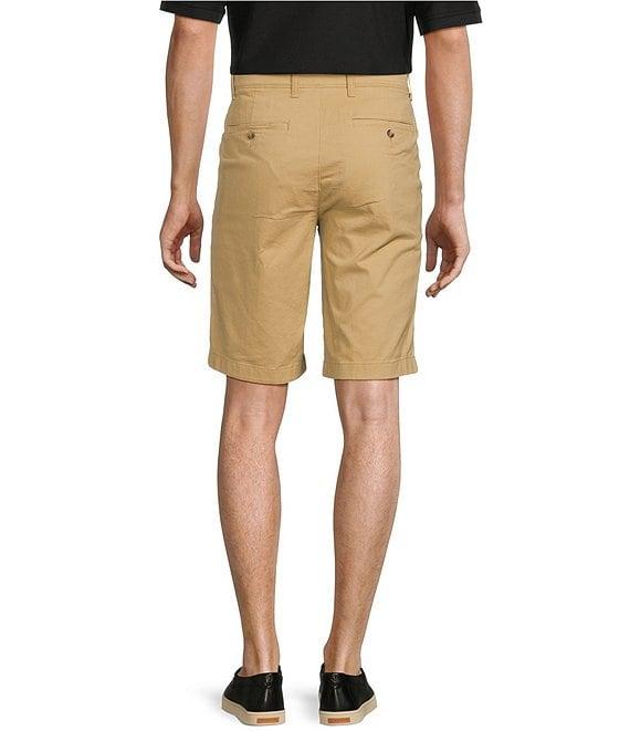 Roundtree & Yorke The Cloud Short Collection 11#double; Flat Front Washed Chino Shorts Product Image