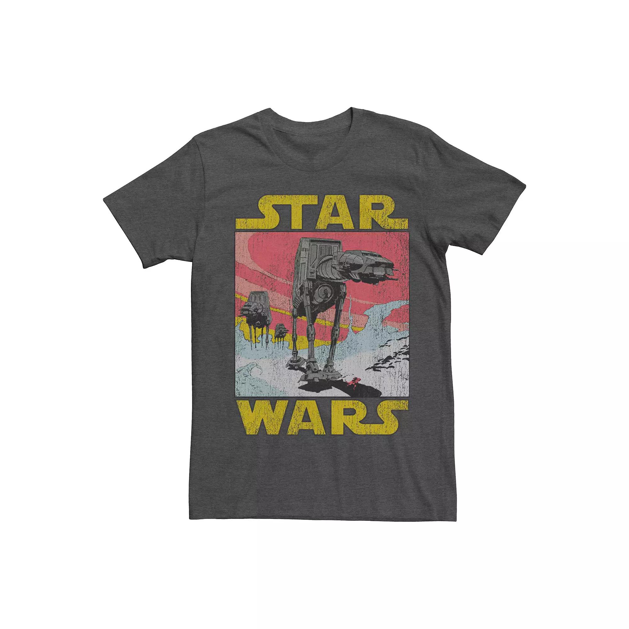 Men's Star Wars Vintage At-At Poster Graphic Tee,  Product Image