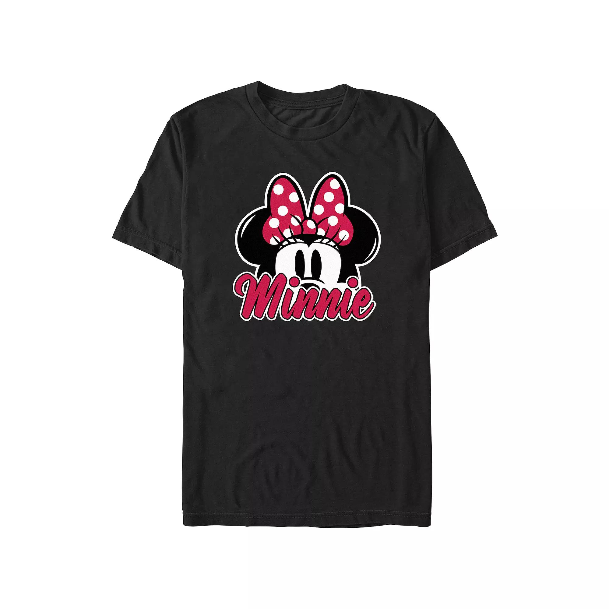 Disney's Minnie Mouse Peeking Juniors' Graphic Tee, Women's,  Product Image
