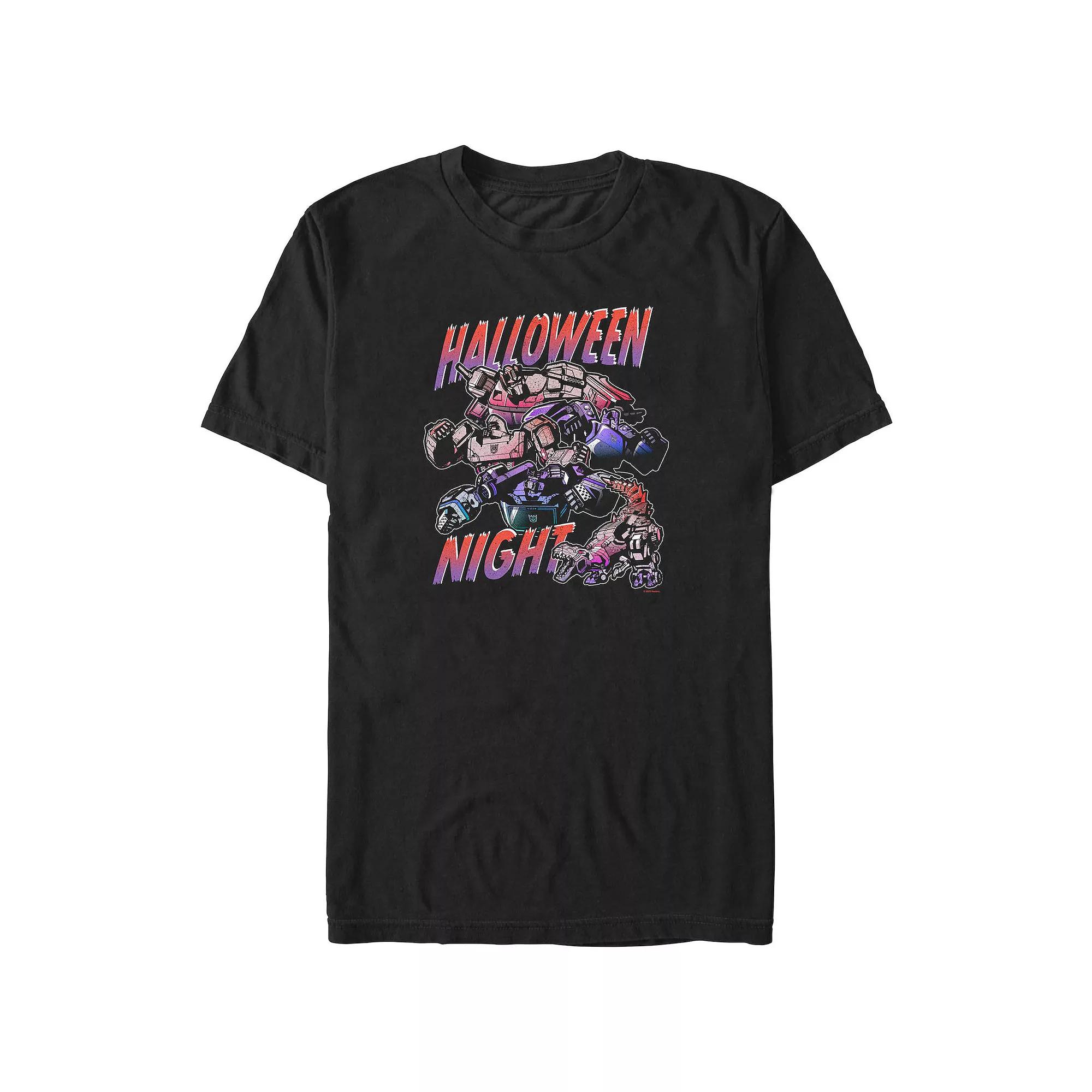 Men's Transformers Evergreen Halloween Night Graphic Tee,  Product Image