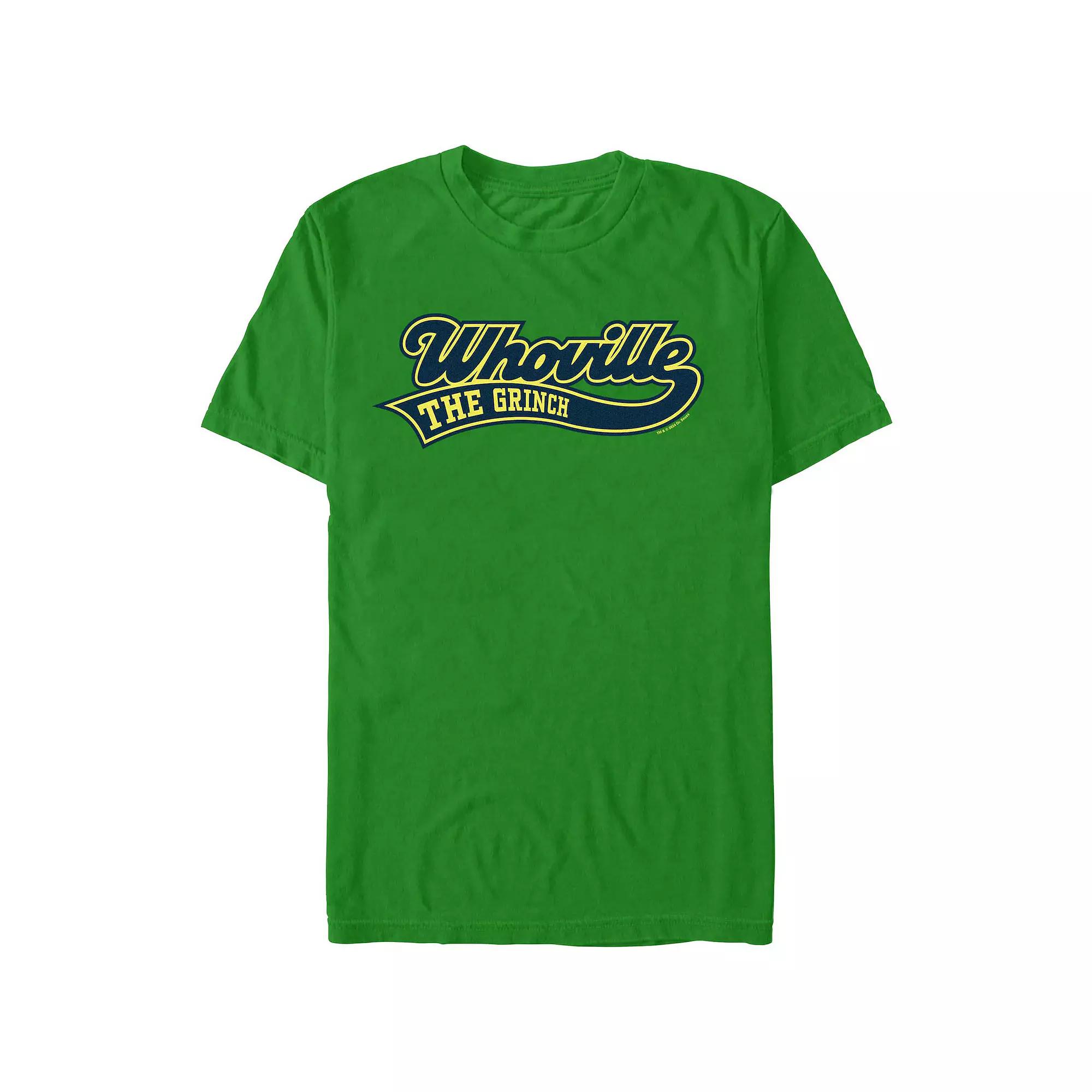 Men's Dr. Seuss Whoville The Grinch Graphic Tee, Size: XL, Kelly Product Image