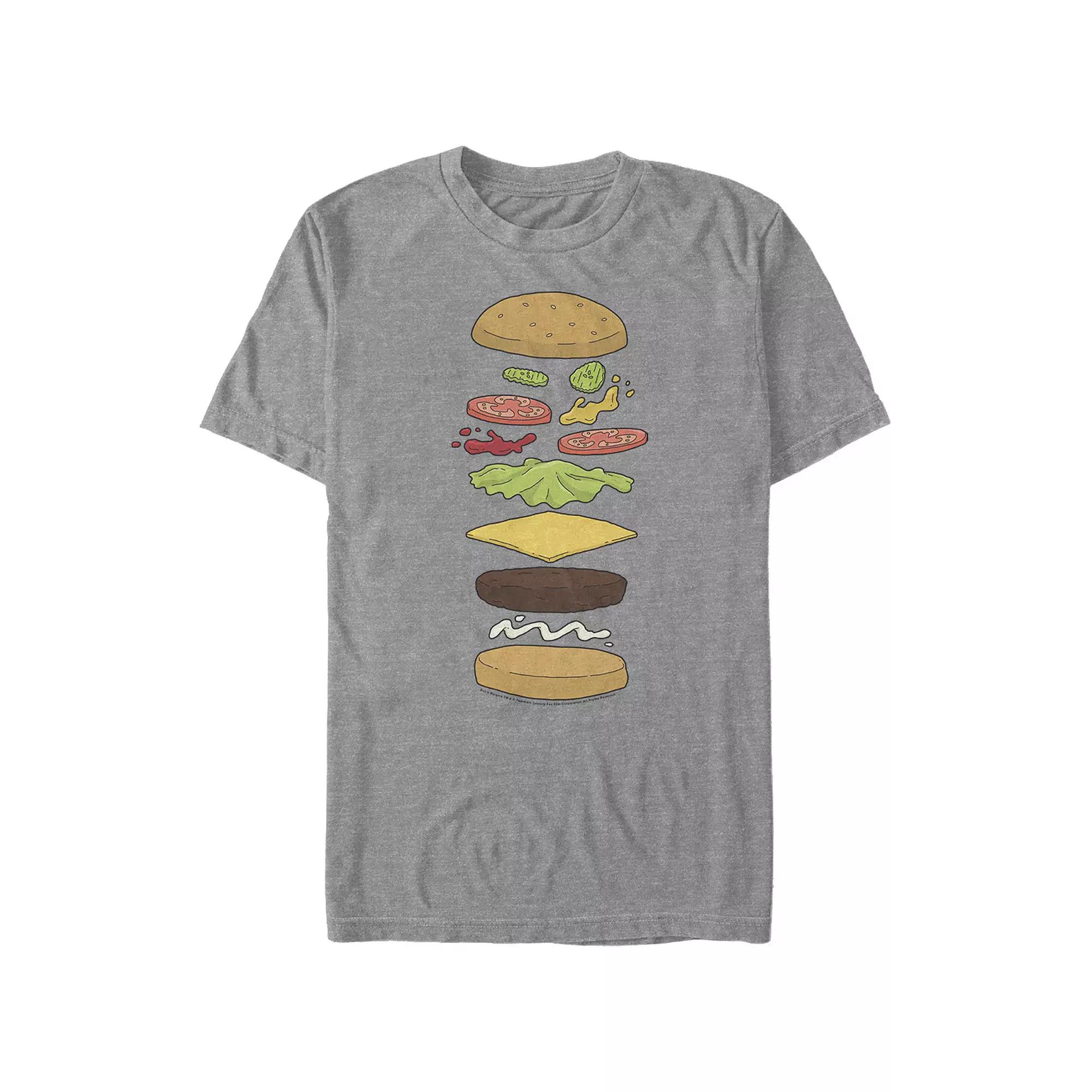 Men's Bob's Burgers Hamburger Elements Graphic Tee,  Product Image