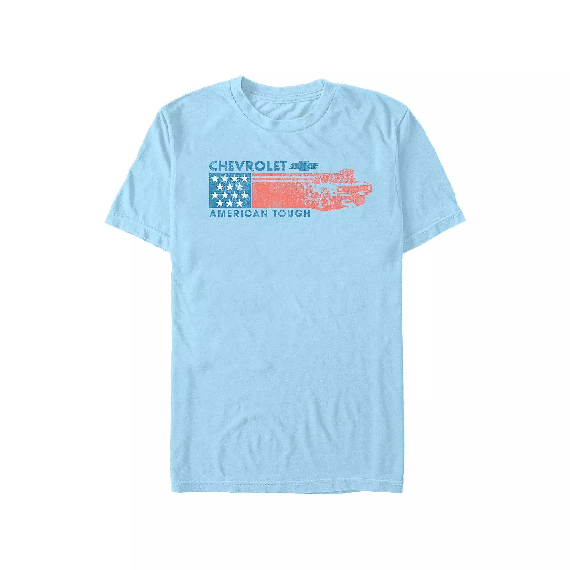 Men's Chevrolet American Tough USA Flag Graphic Tee,  Product Image