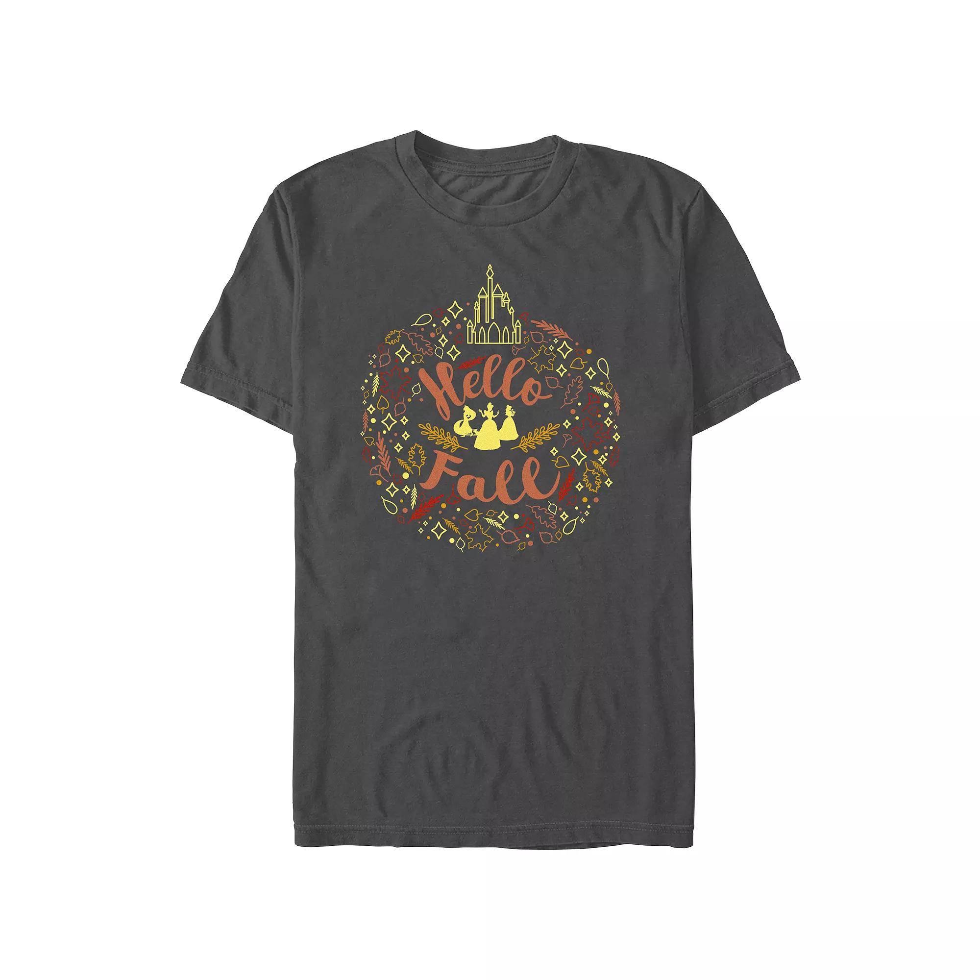 Disney Princess Hello Fall Men's Graphic Tee,  Product Image