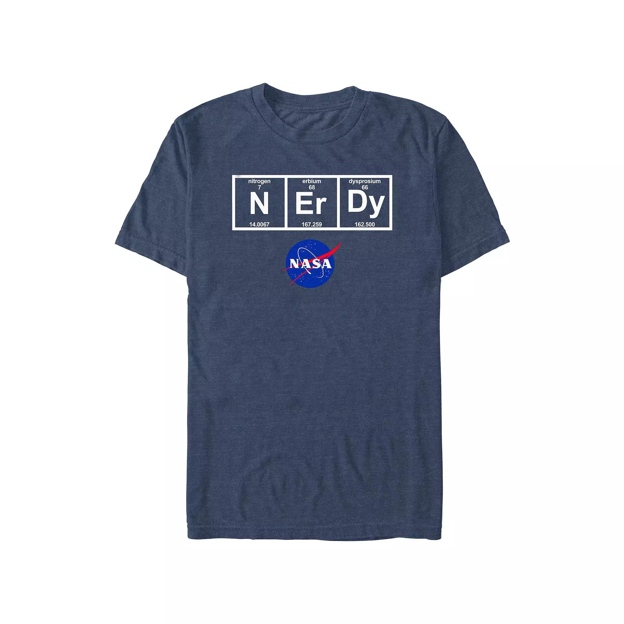 Big & Tall Nasa Distressed Logo Graphic Tee, Men's,  Product Image