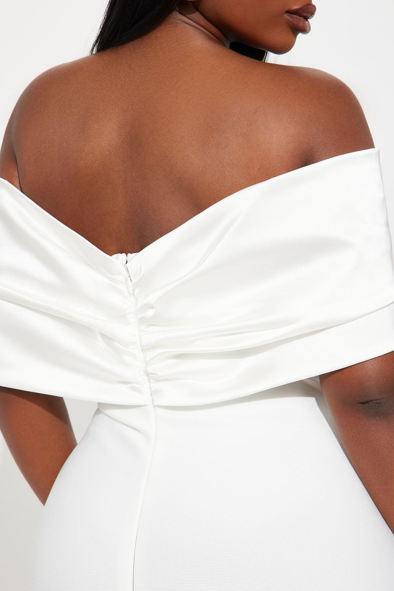 Pretty Privilege Bandage Midi Dress - White Female Product Image