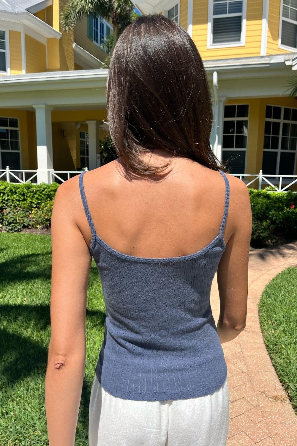 Skylar Ribbed Eyelet Tank Product Image