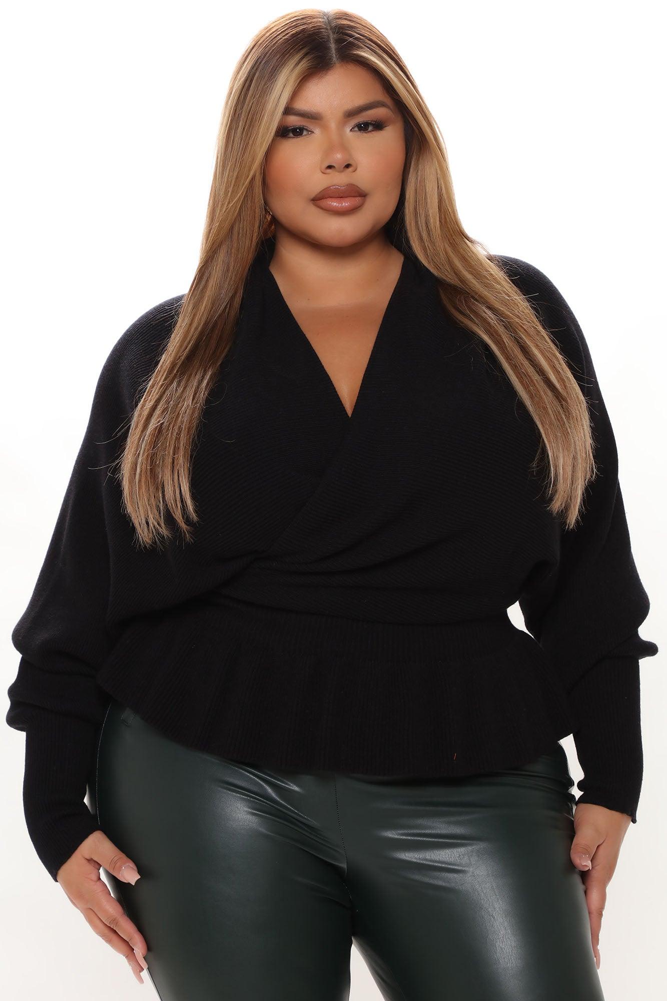 Can't Get Enough Of You Sweater - Black Product Image