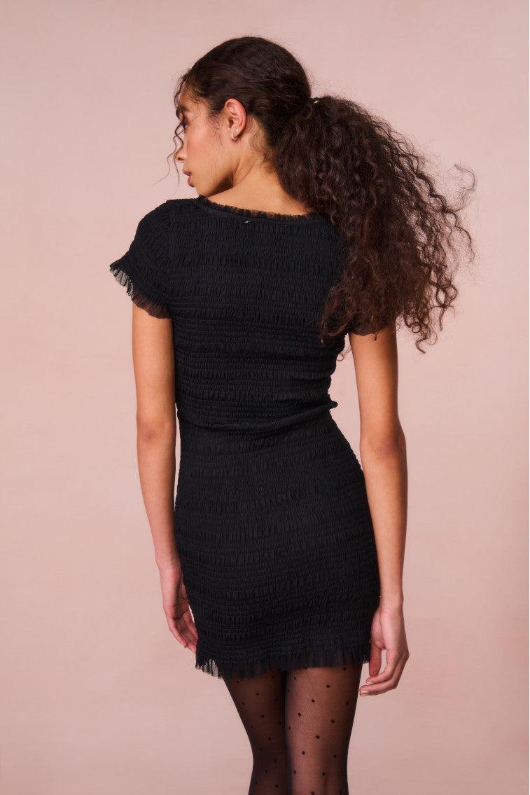Esca Smocked Mini Dress Product Image