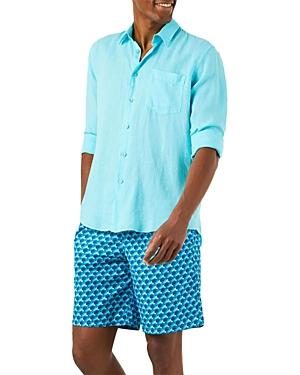 Vilebrequin Men's Solid Linen Shirt Product Image