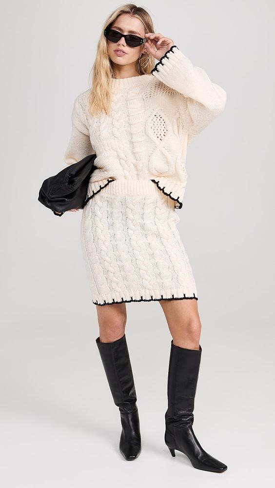 Little Lies Cable Stitch Sweater | Shopbop Product Image