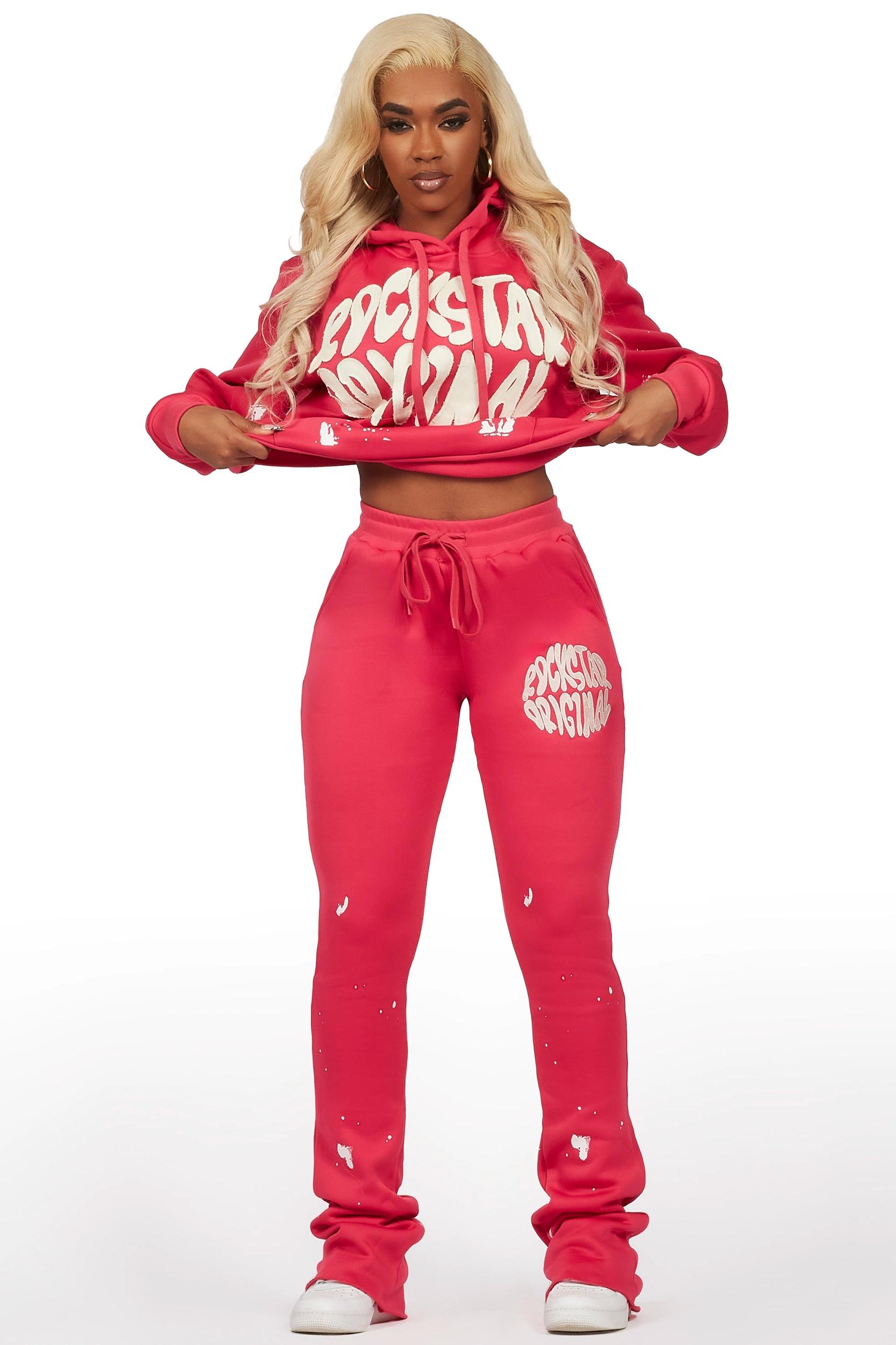 Antyonna Hot Pink Super Stacked Trackset Female Product Image