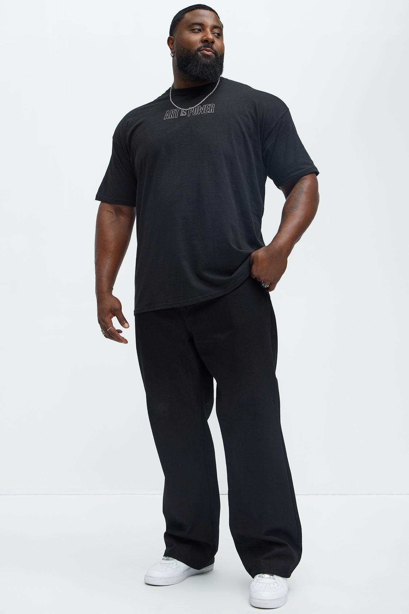 Art Is Power Short Sleeve Tee - Black Product Image