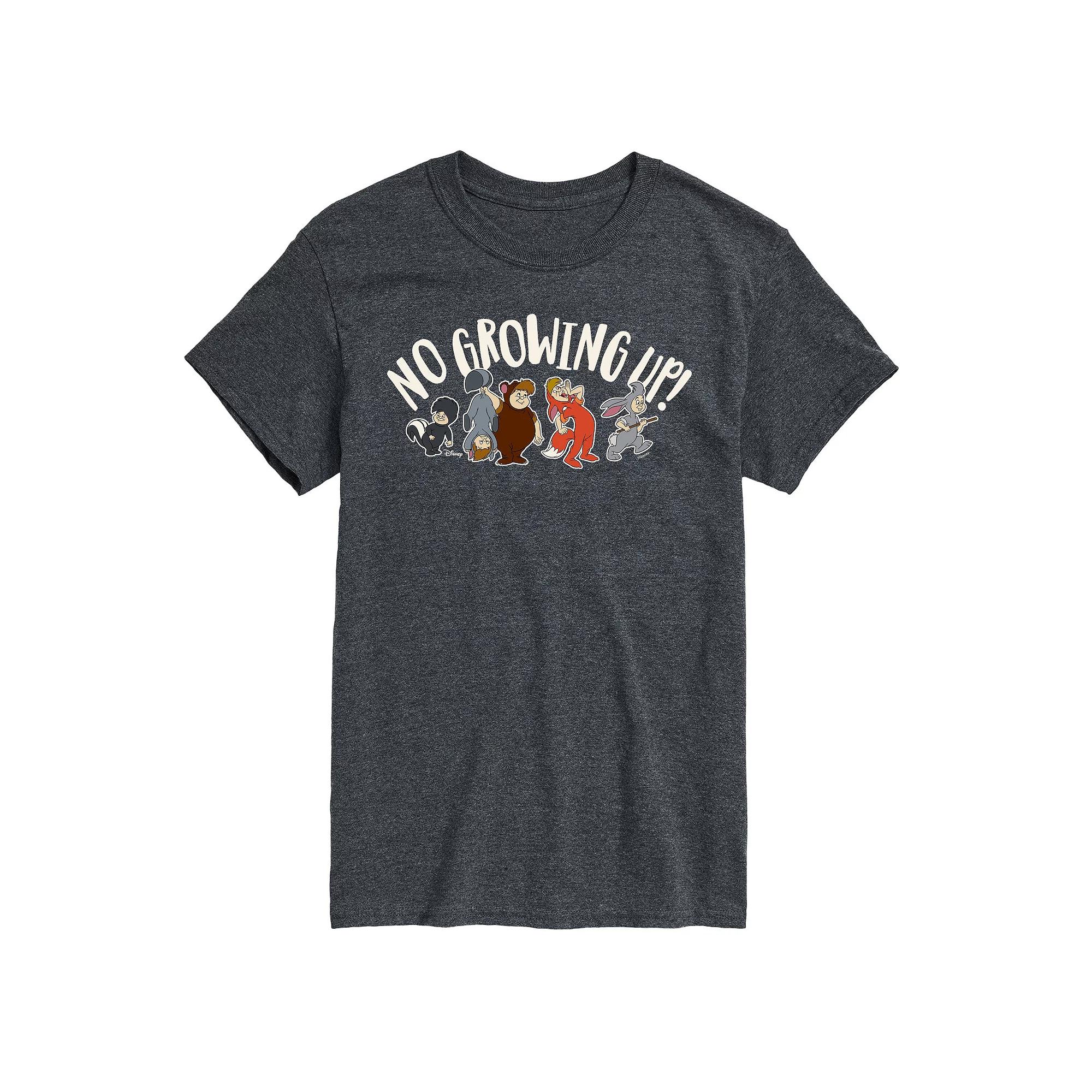 Disney's Peter Pan Big & Tall No Growing Up Graphic Tee, Men's,  Product Image