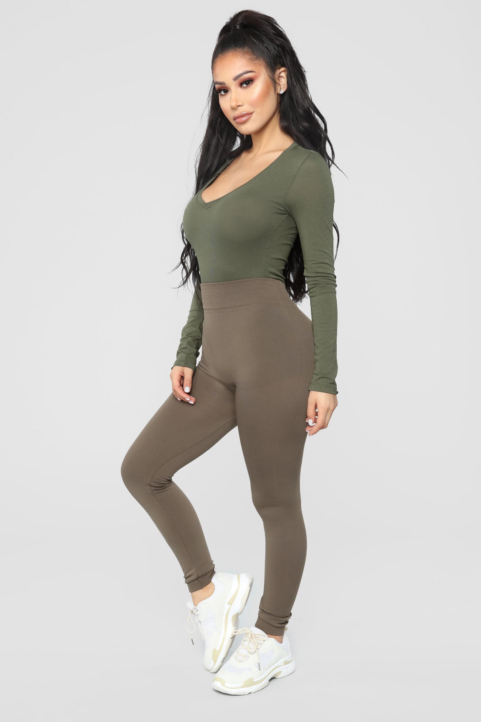 Your Everyday Long Sleeve Tee - Olive Product Image