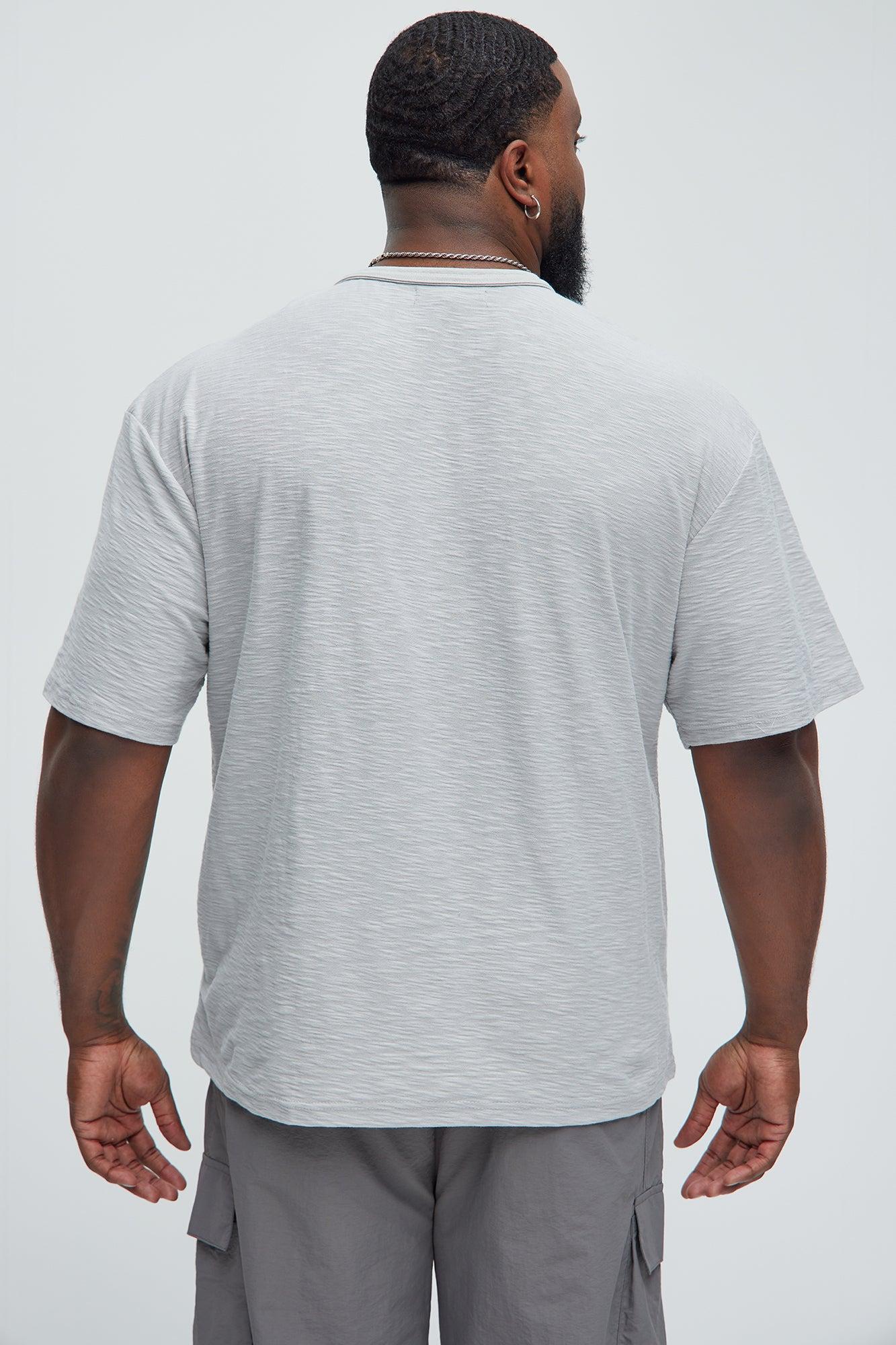 All Seeing Textured Short Sleeve Tee - Grey Product Image