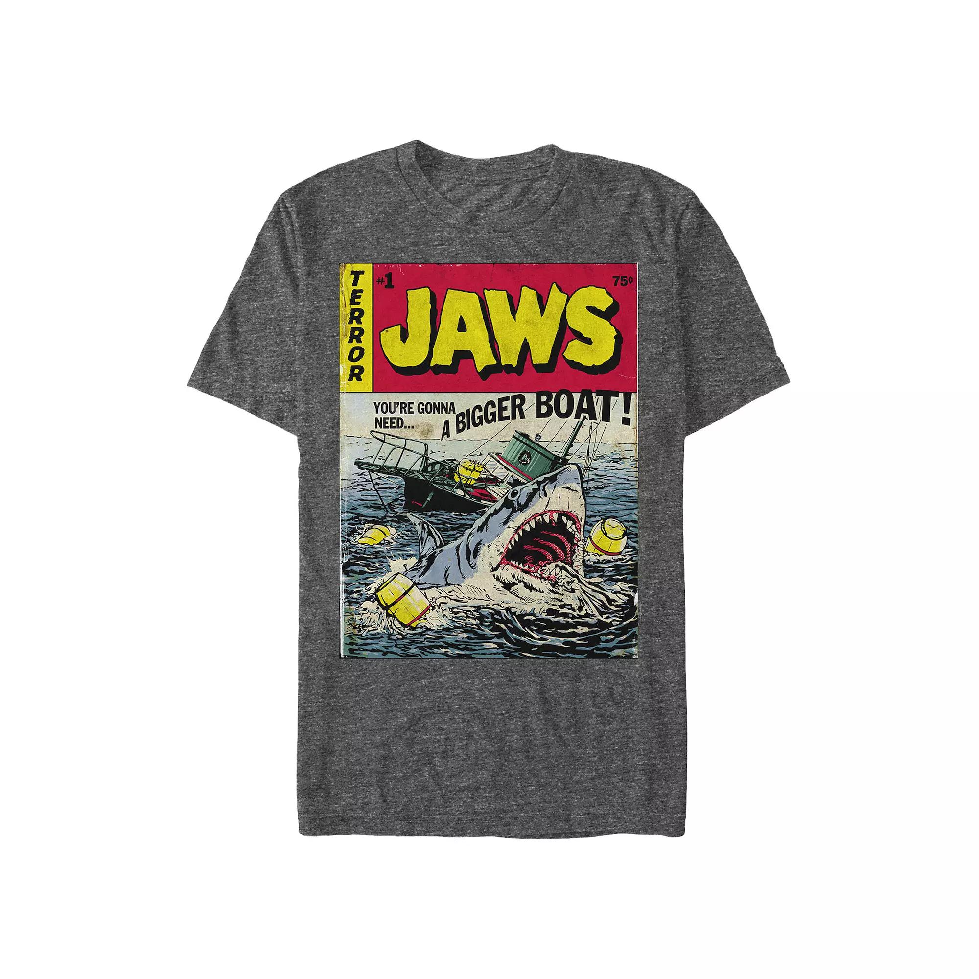 Men's Jaws Comic Book Cover Graphic Tee,  Product Image