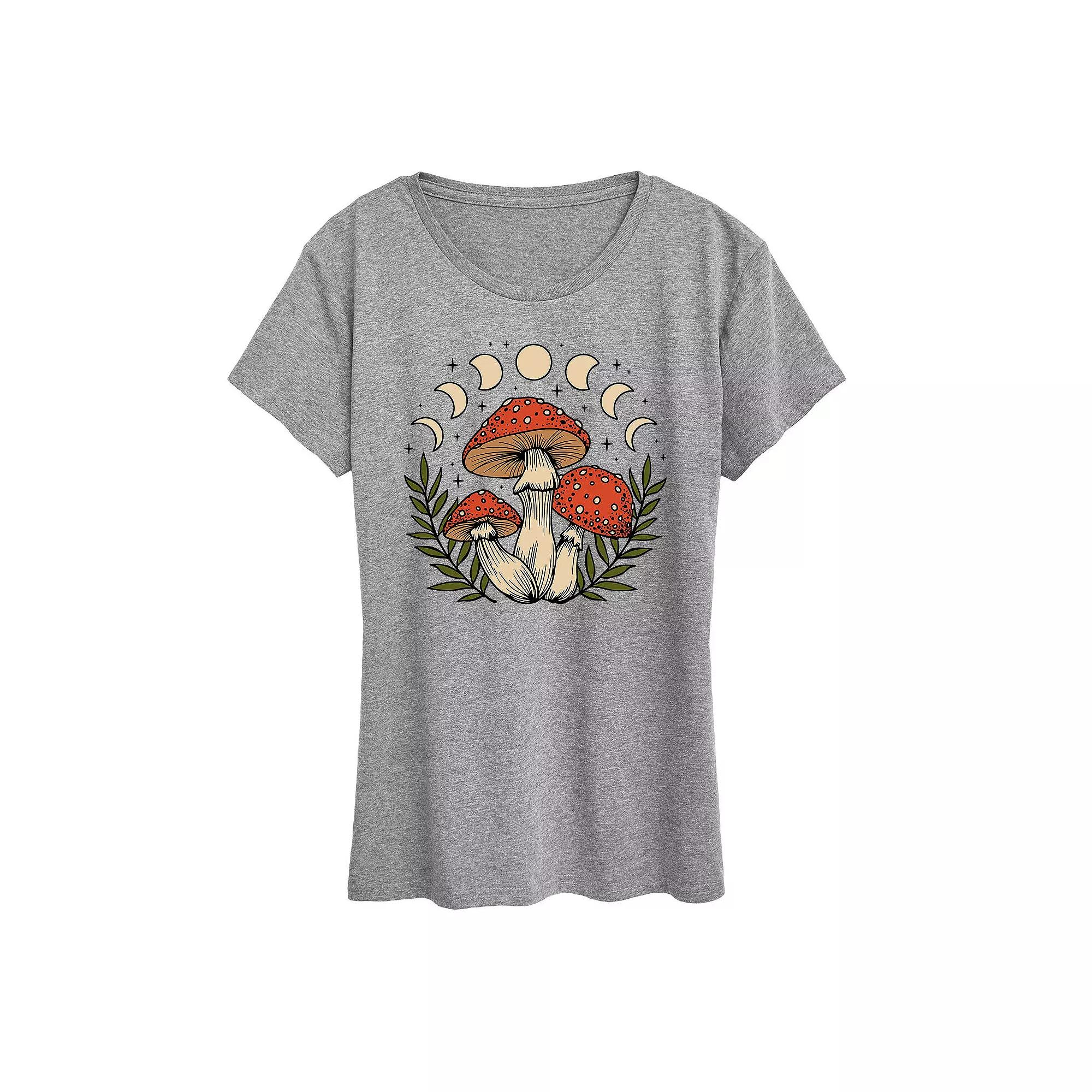 Women's Fall Mushrooms Graphic Tee, Girl's,  Product Image
