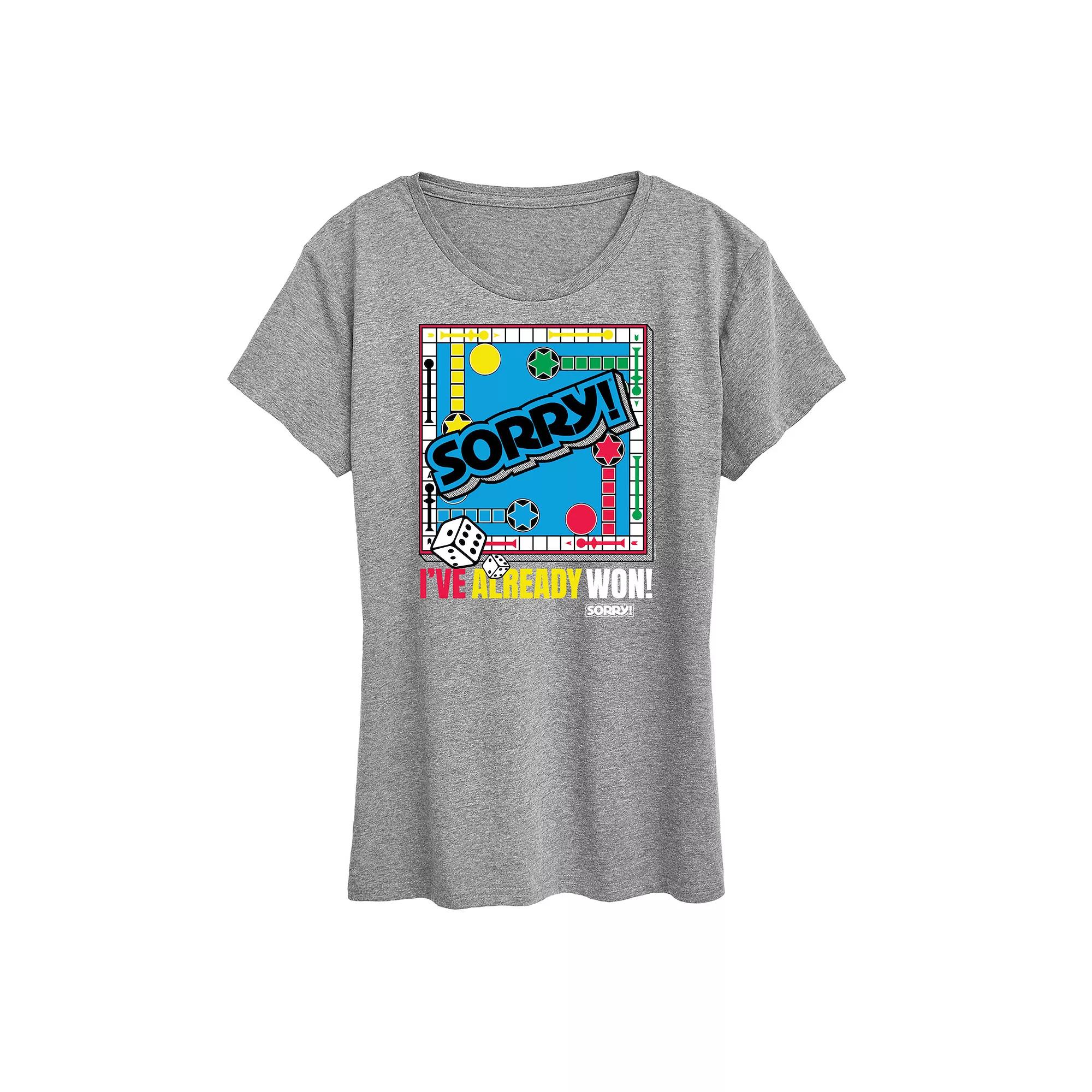Women's Sorry I've Already Won Graphic Tee by Hasbro,  Product Image