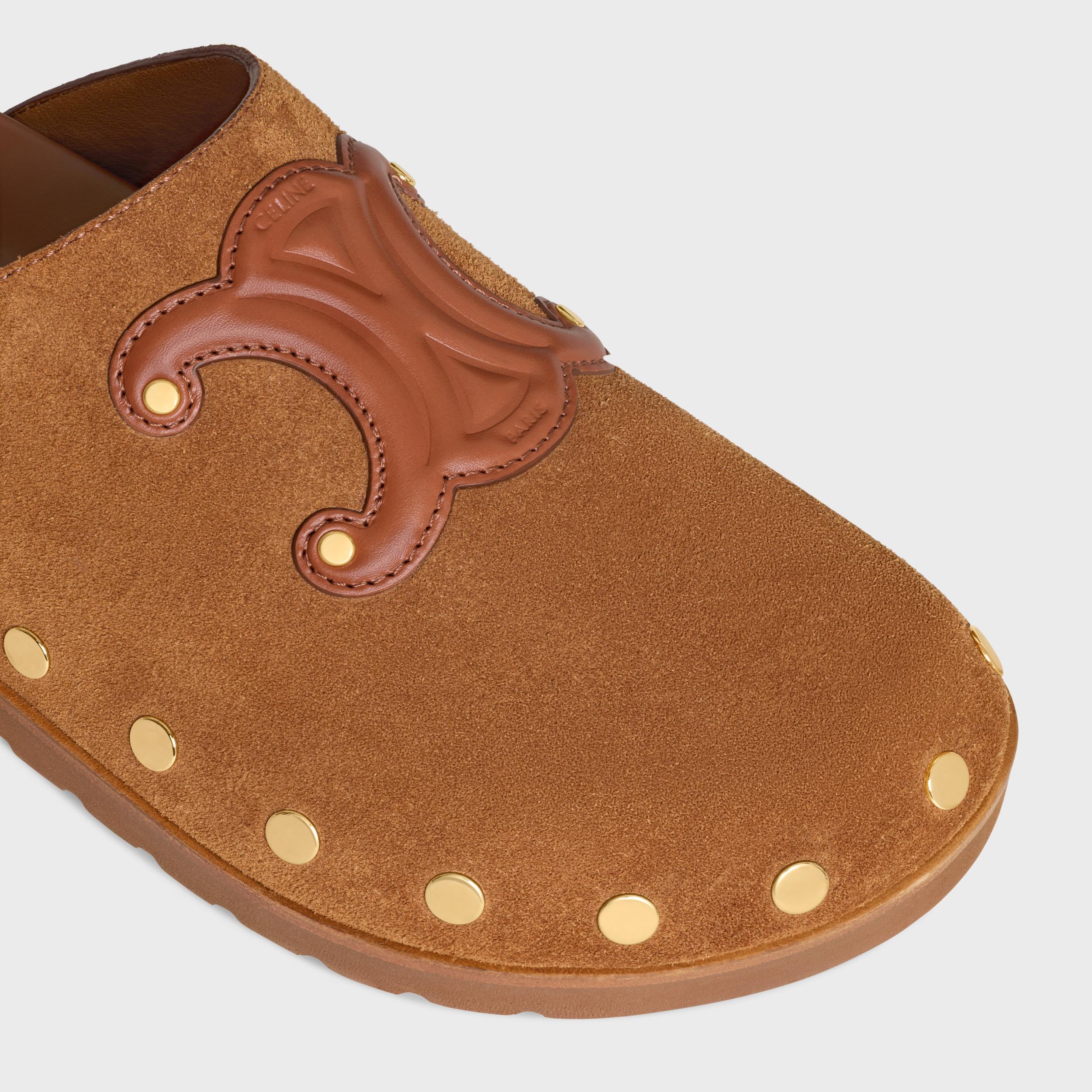 CELINE PITEA CLOG IN Suede Calfskin Product Image