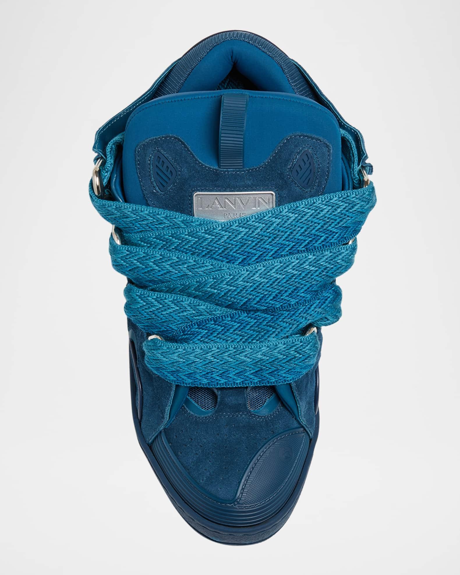 Men's Curb Suede Low-Top Sneakers Product Image