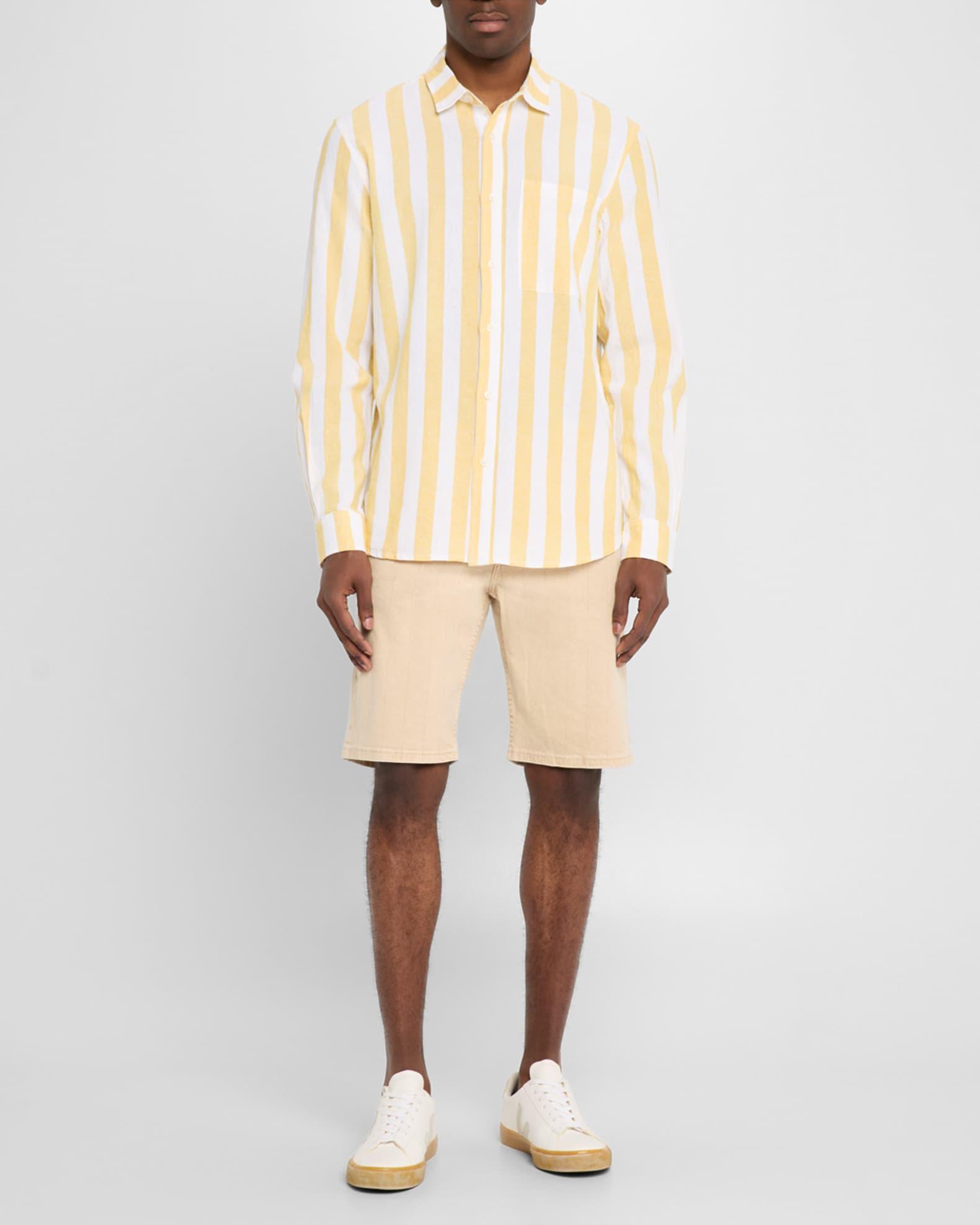 Men's Striped Sport Shirt Product Image