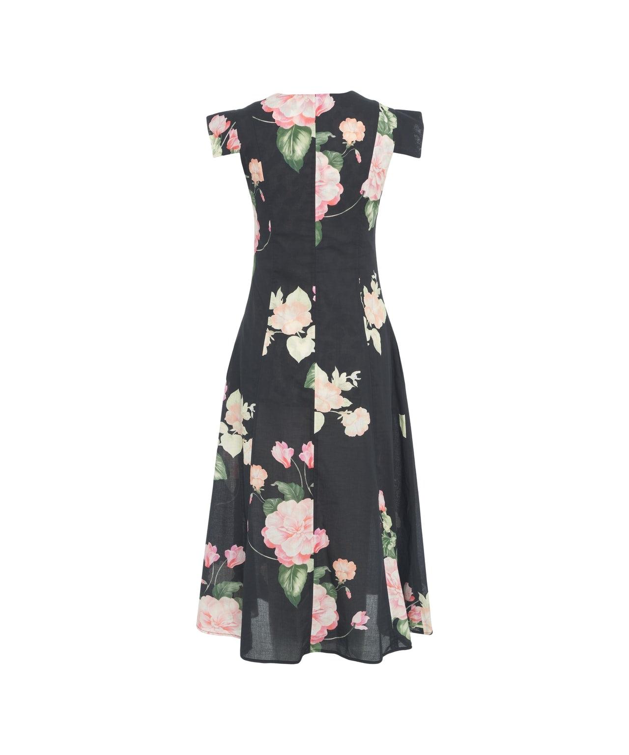Maxi dress with floral print Product Image