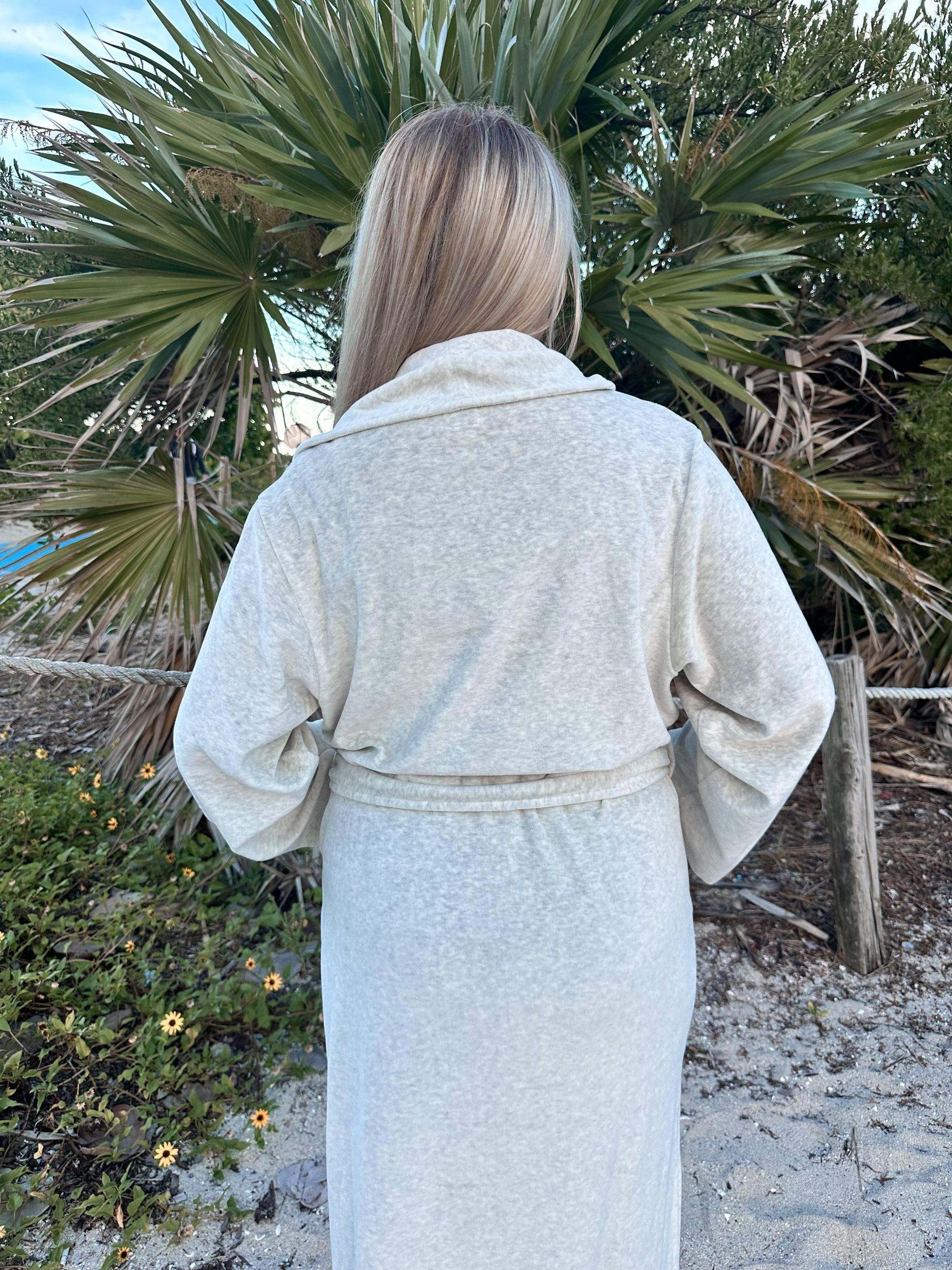 Earthy Grey Dream Hotel Robe Product Image