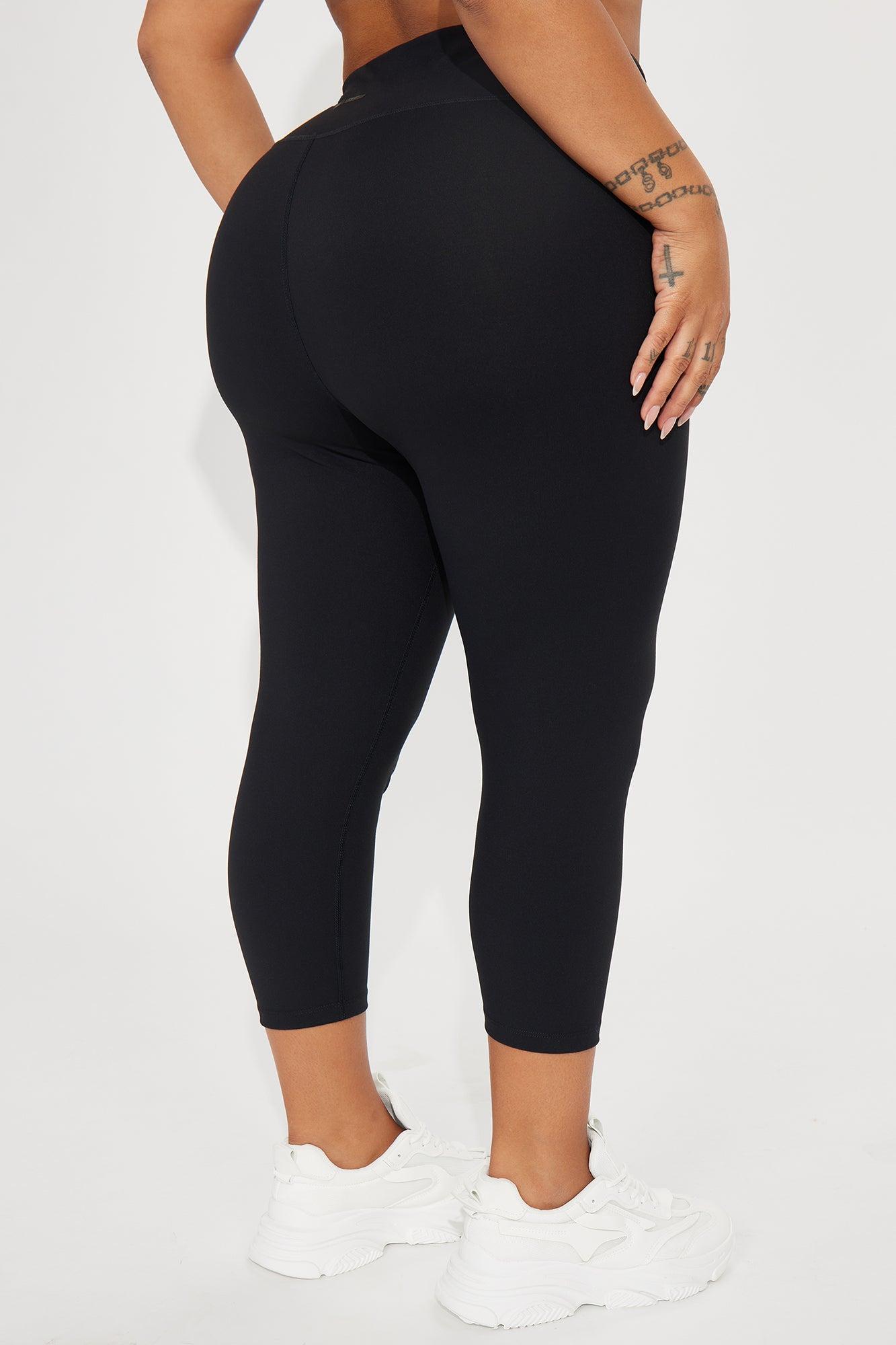 Flexibility Super Soft Capri Active Legging - Black Product Image