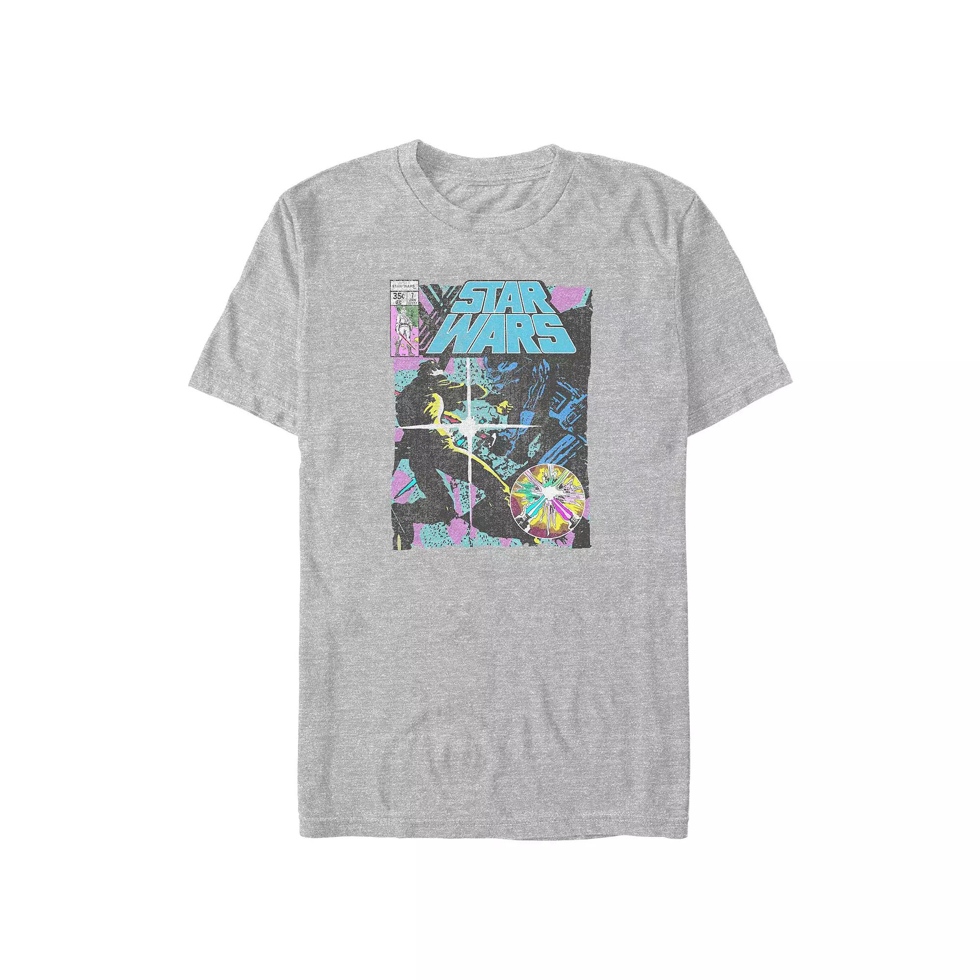 Big & Tall Star Wars Fight Comic Cover Graphic Tee, Men's,  Product Image