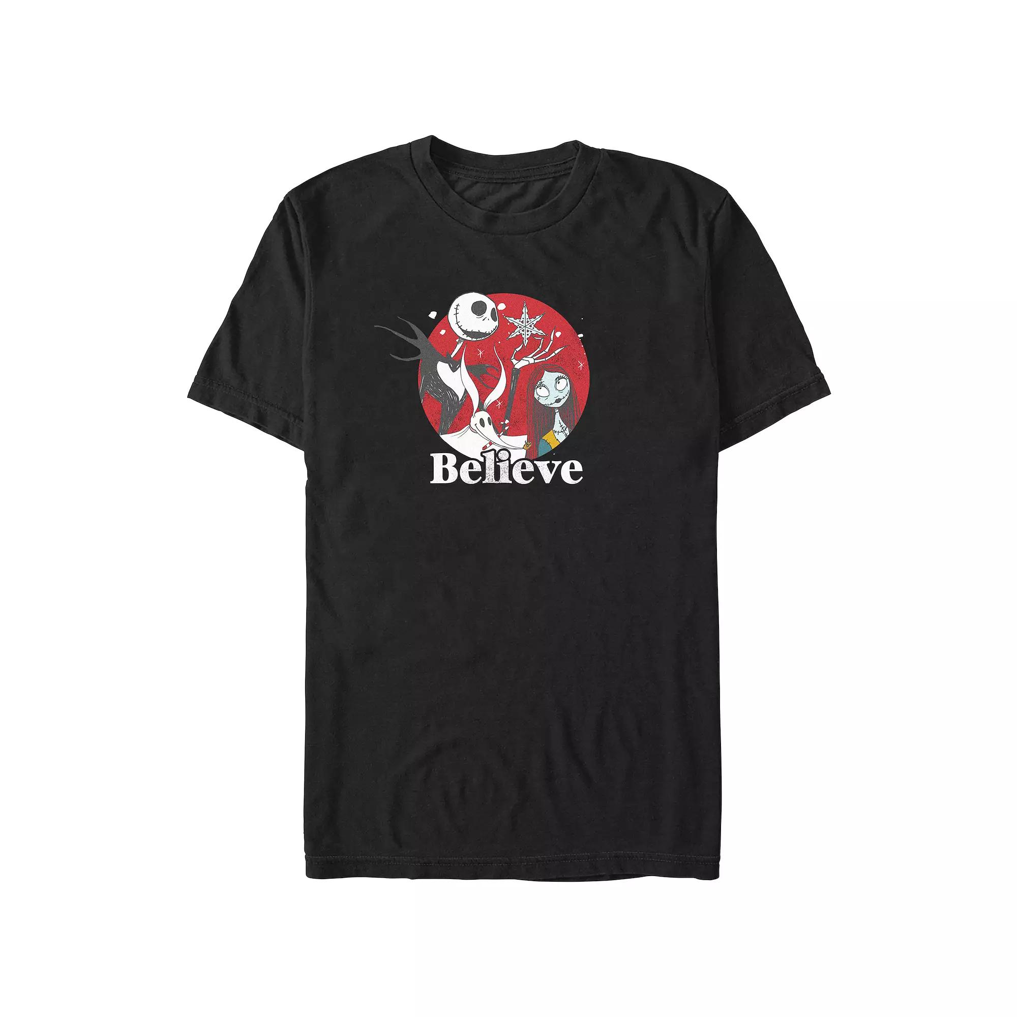 Disney's The Nightmare Before Christmas Believe Big & Tall Graphic Tee, Men's,  Product Image