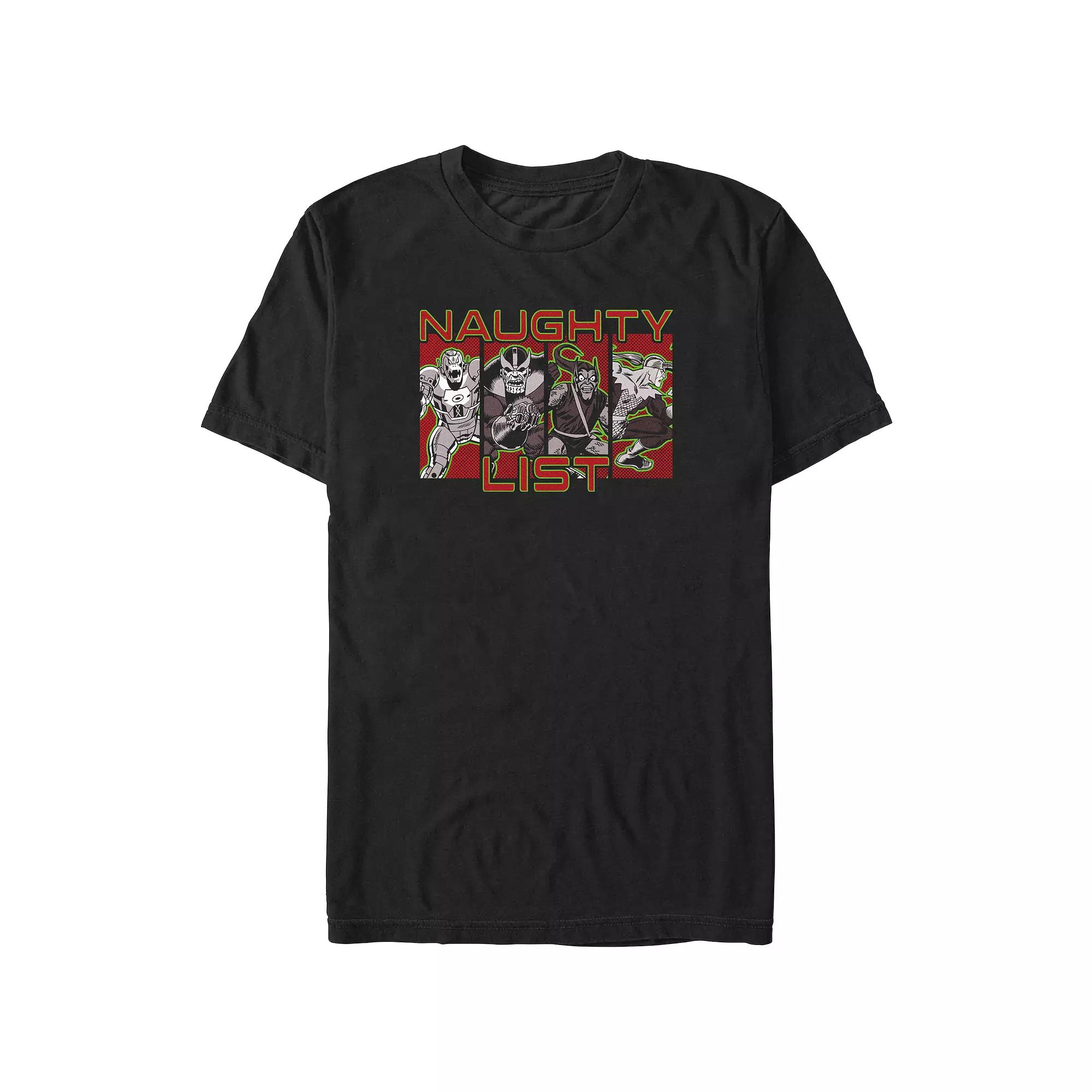 Men's Marvel Naughty List Graphic Tee,  Product Image