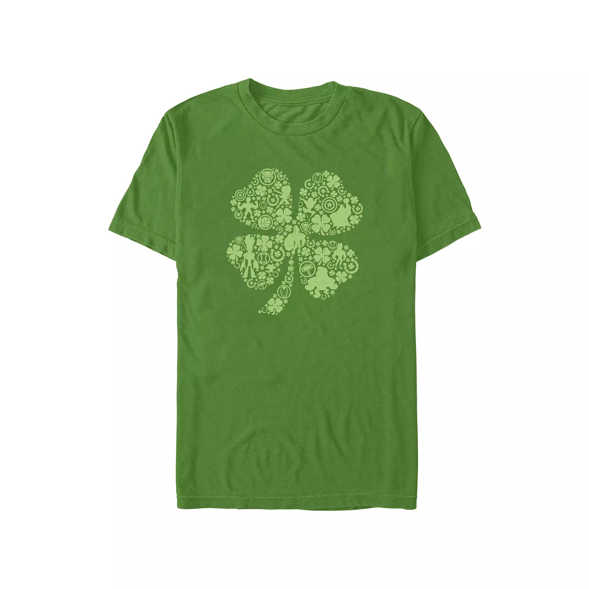 Men's Marvel Avengers Four Leaf Clover Graphic Tee,  Product Image