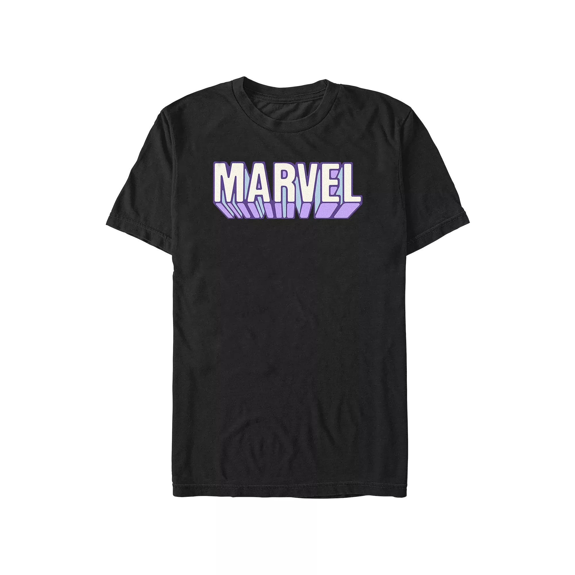 Juniors' Marvel Logo Boyfriend Graphic Tee, Women's,  Product Image