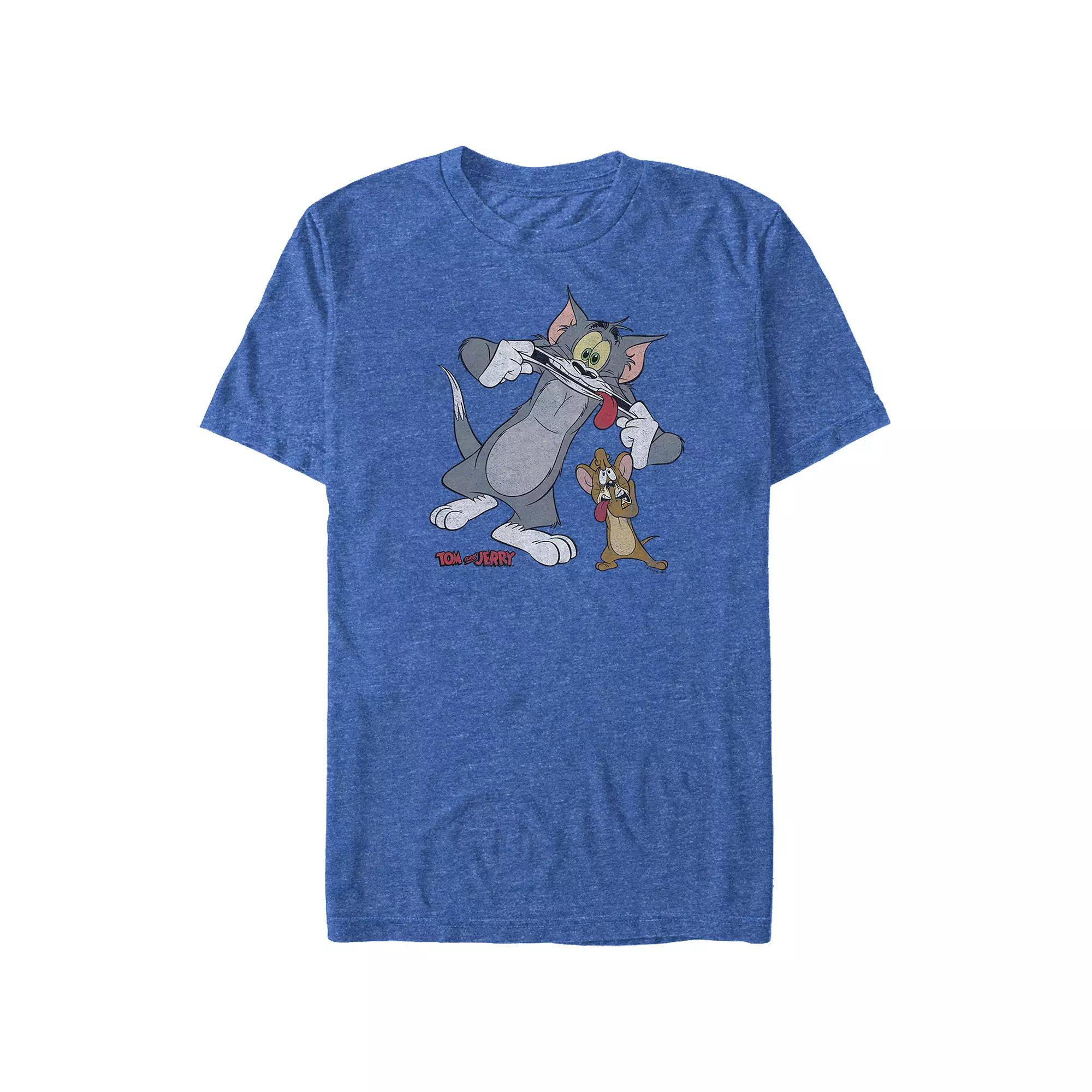 Big & Tall Tom & Jerry Crazy Faces Graphic Tee, Men's,  Product Image