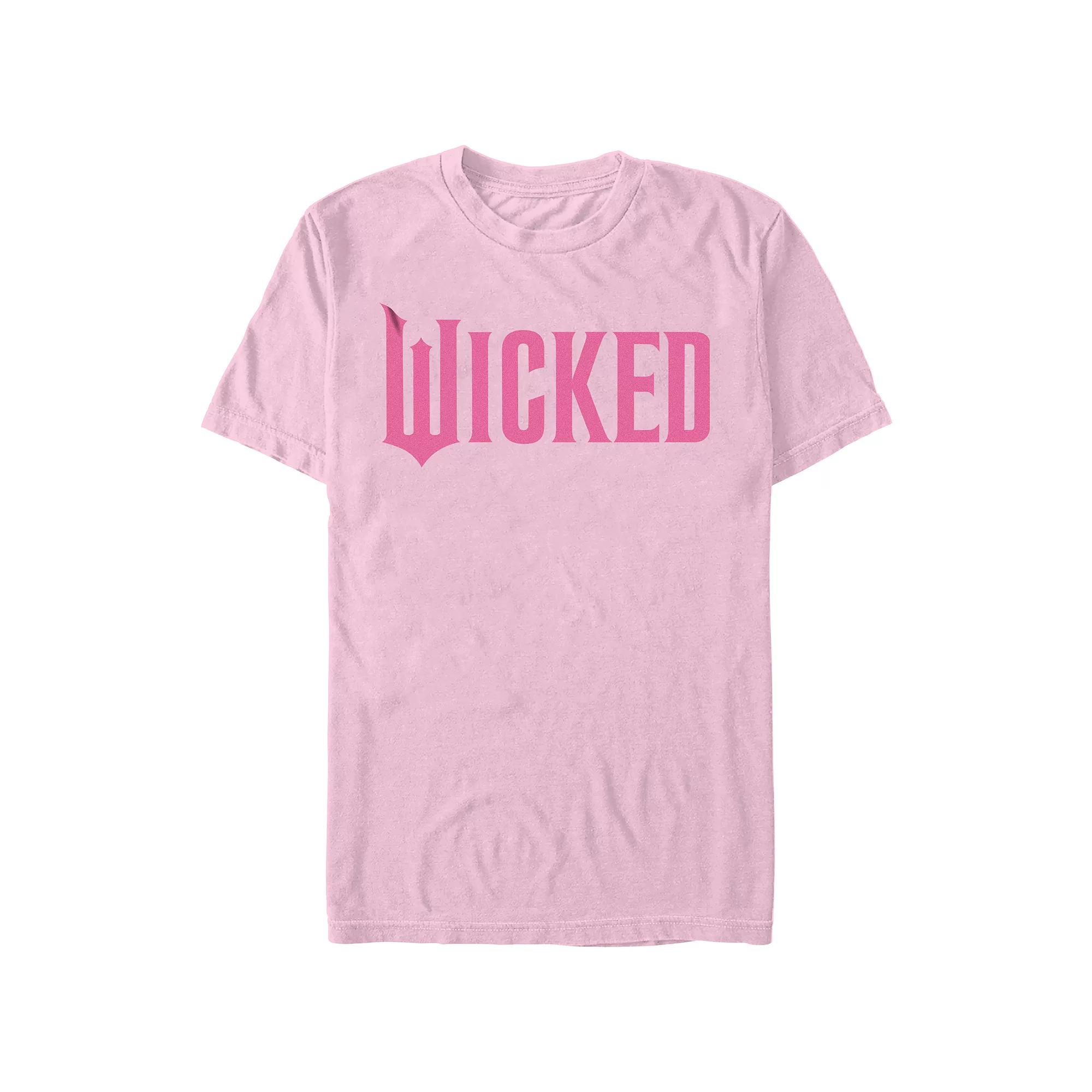 Men's Wicked Pink Logo Color Comfort Graphic Tee,  Product Image