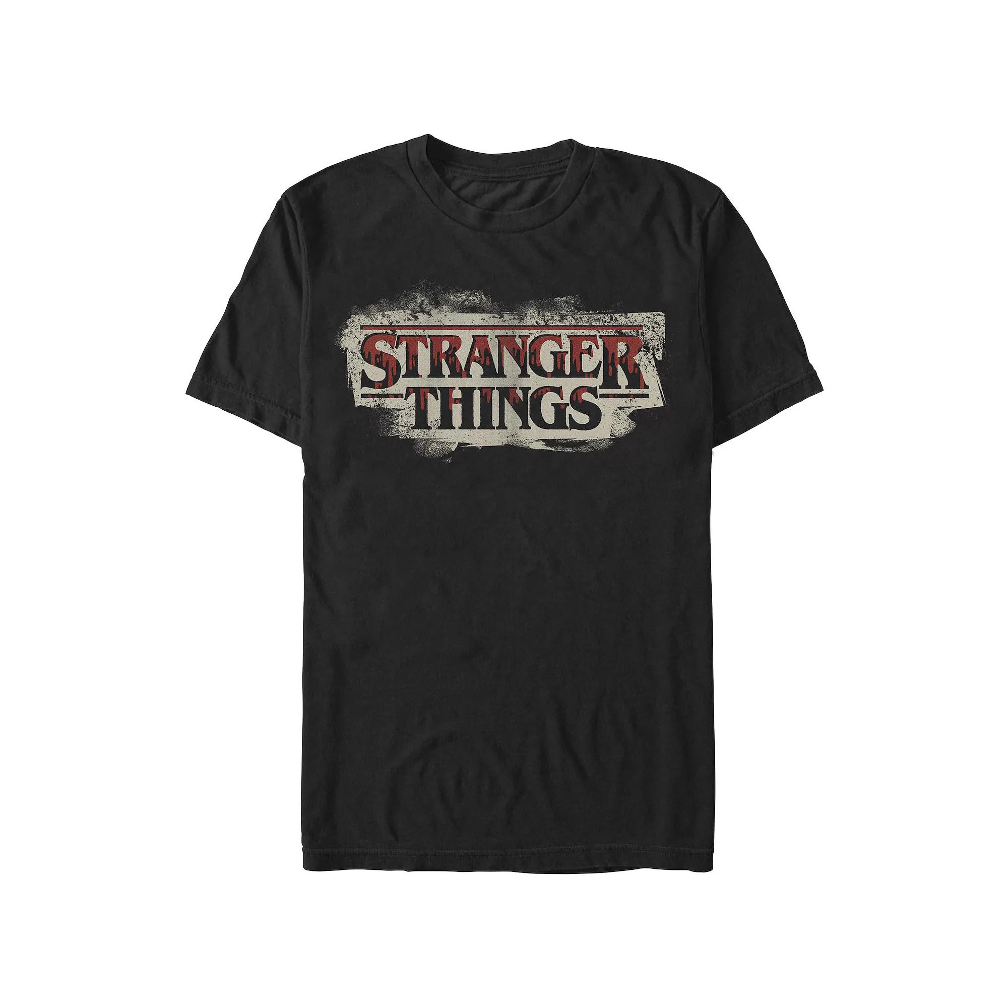 Men's Stranger Things Scary Logo Graphic Tee,  Product Image