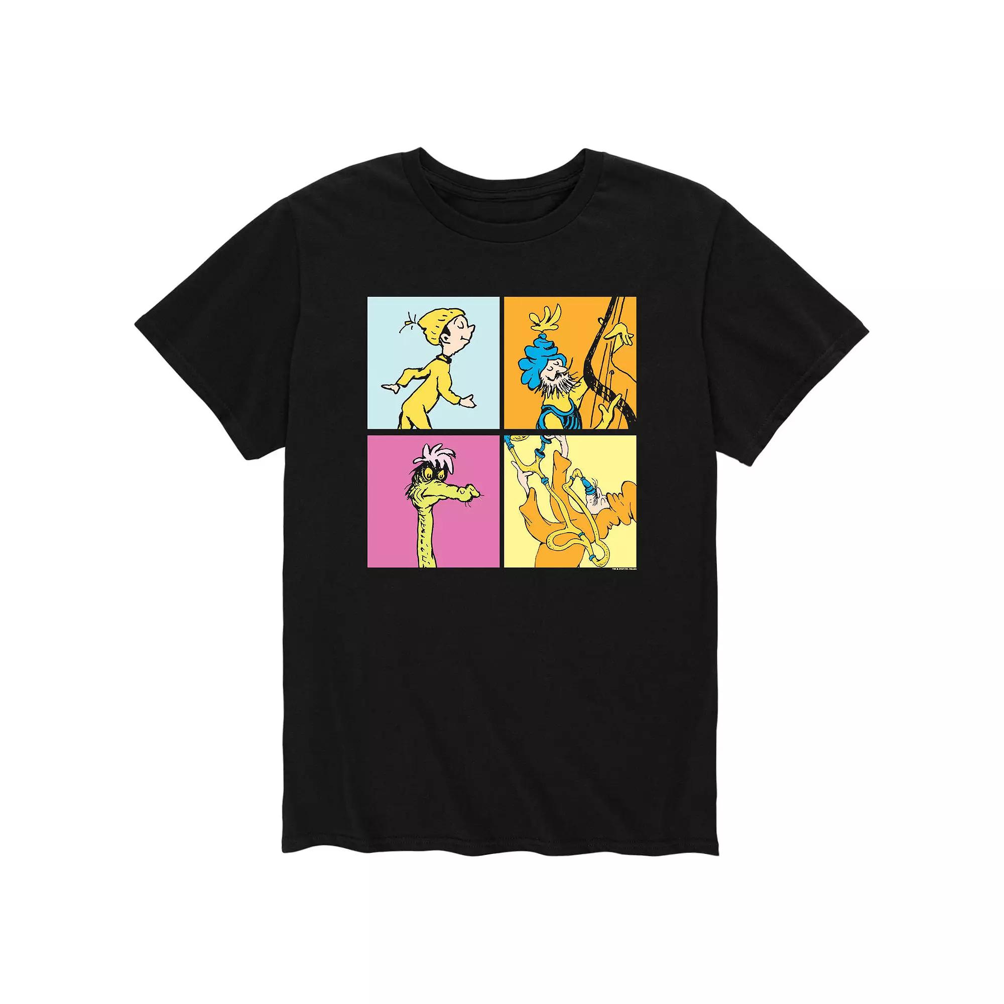 Men's Dr. Seuss Places Four Box Tee,  Product Image