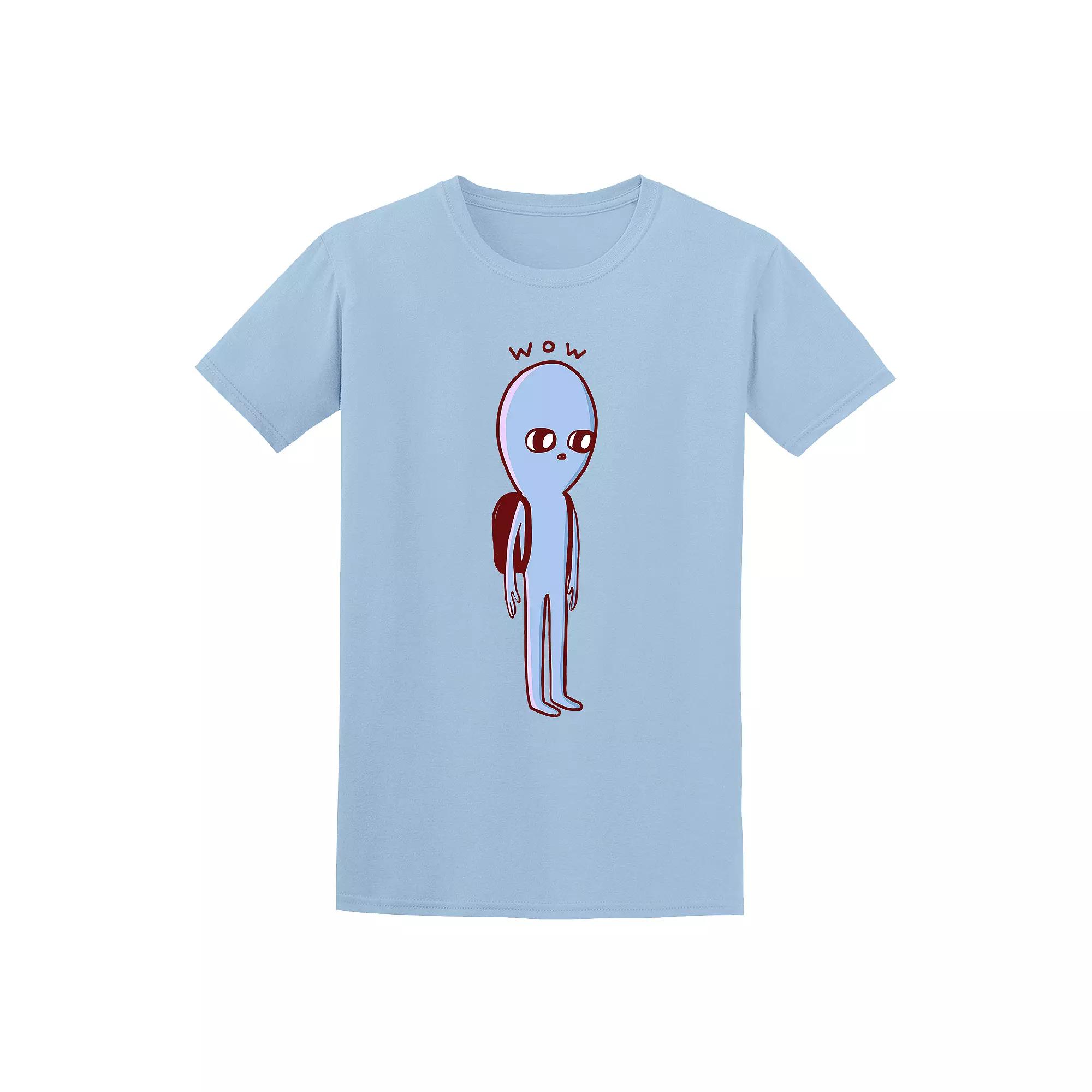 Men's COLAB89 by Threadless Strange Planet Tee, Size: Small, Light Blue Product Image