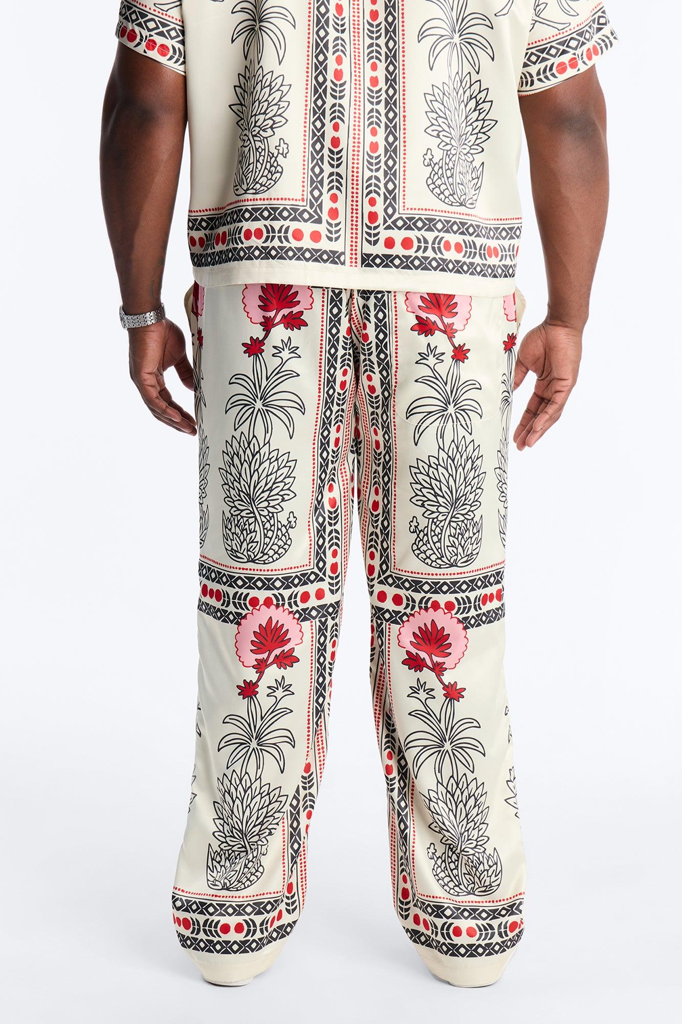 Patras Straight Pants - White Product Image