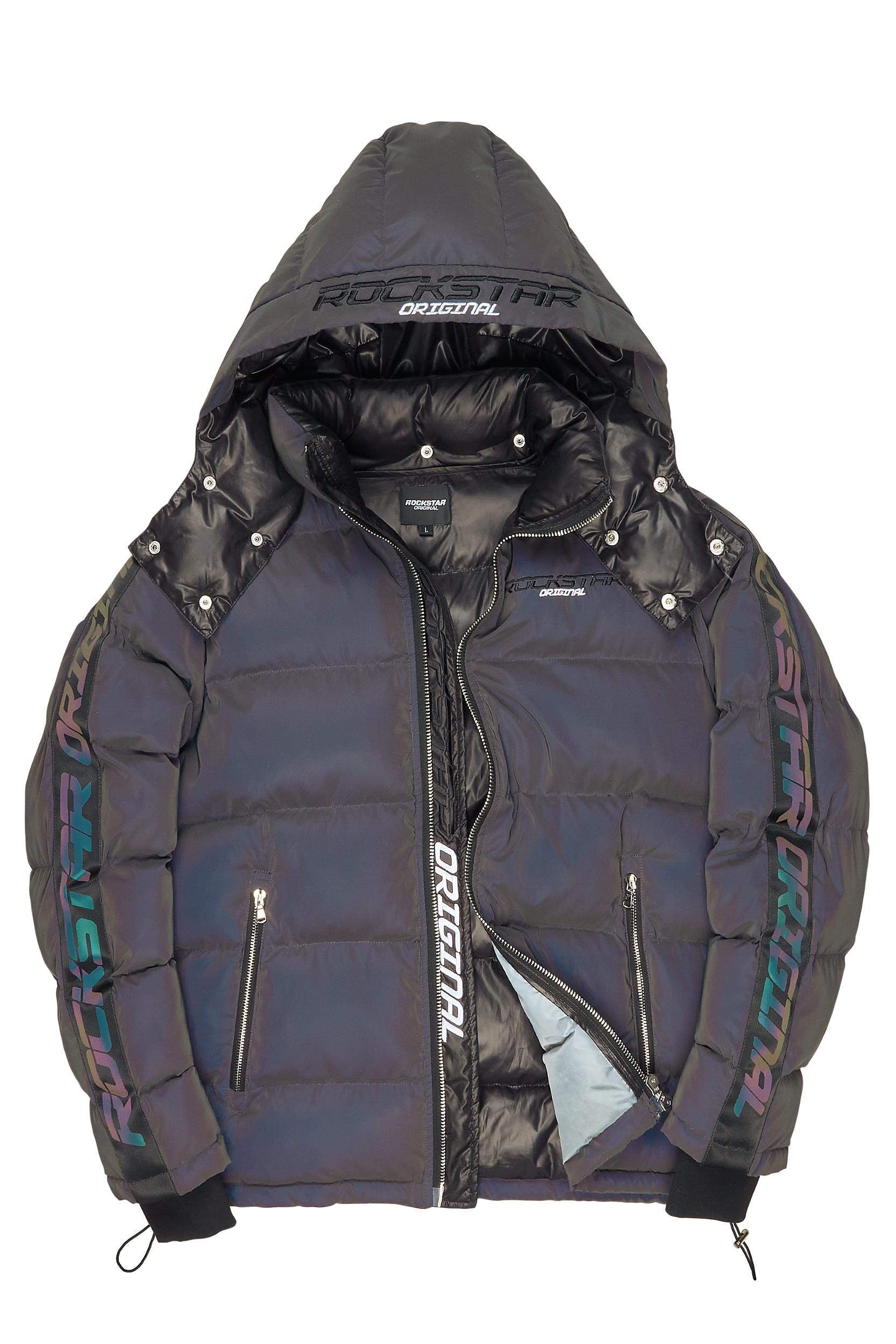 Magic Reflective Puffer Jacket Male Product Image