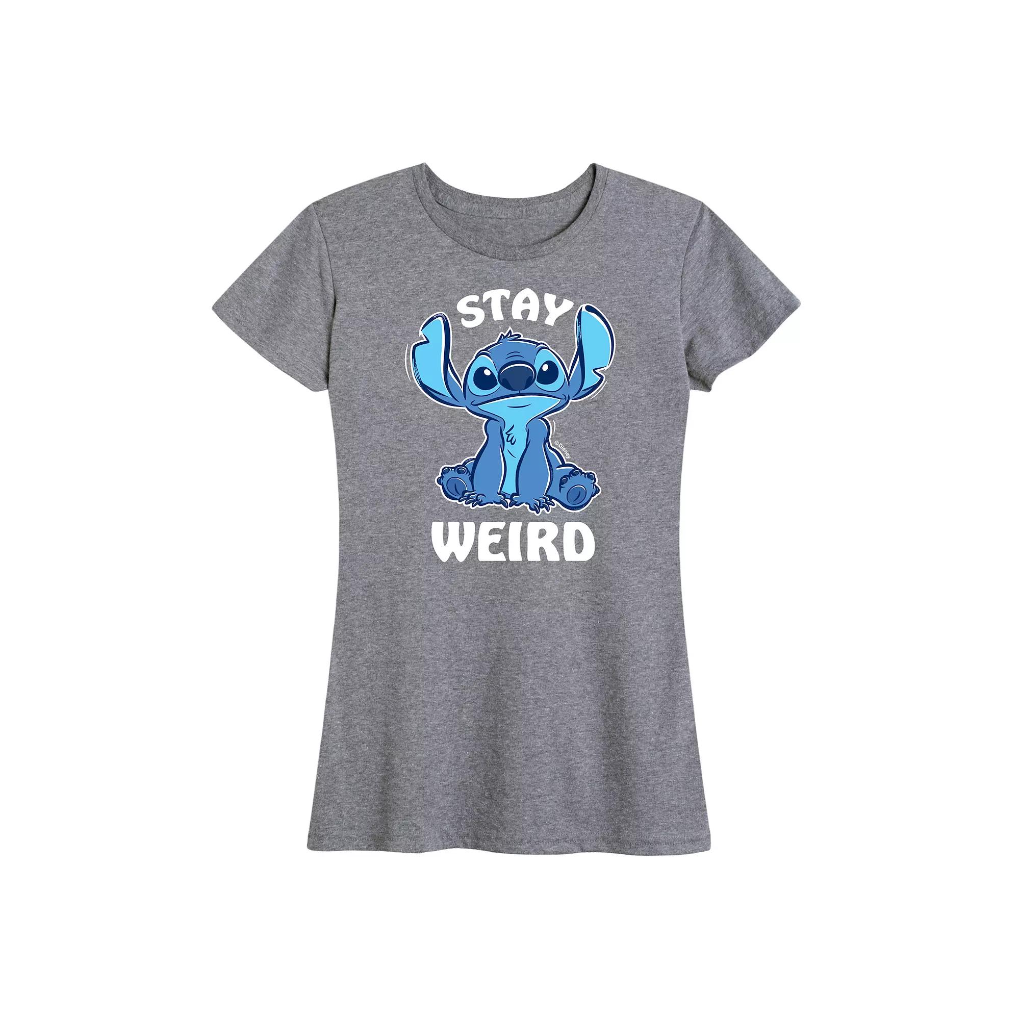 Disney's Lilo & Stitch Women's Stay Weird Graphic Tee,  Product Image